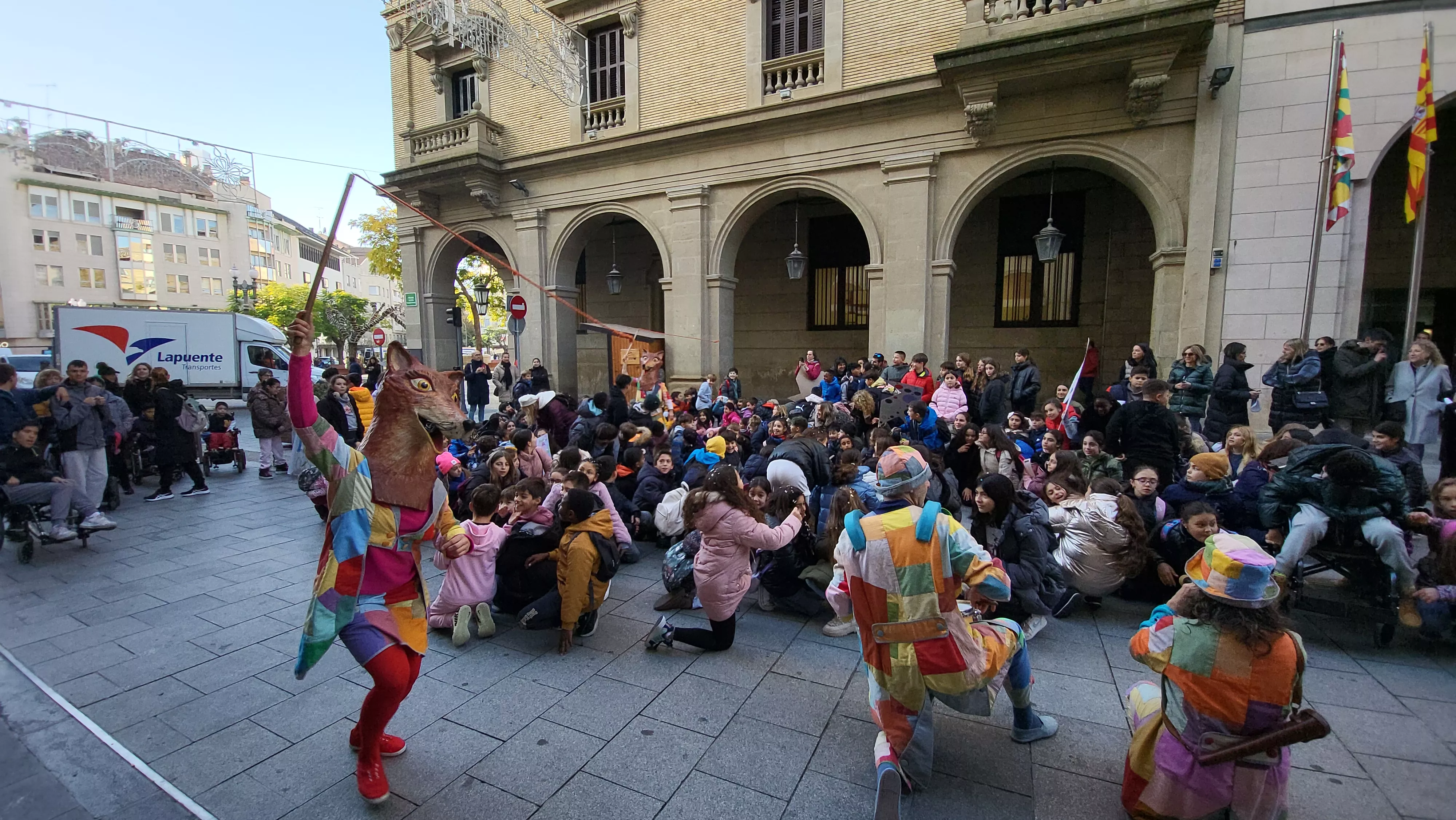 Celebración en Huesca de la jornada de los derechos de las niñas y los niños. Foto Mercedes Manterola