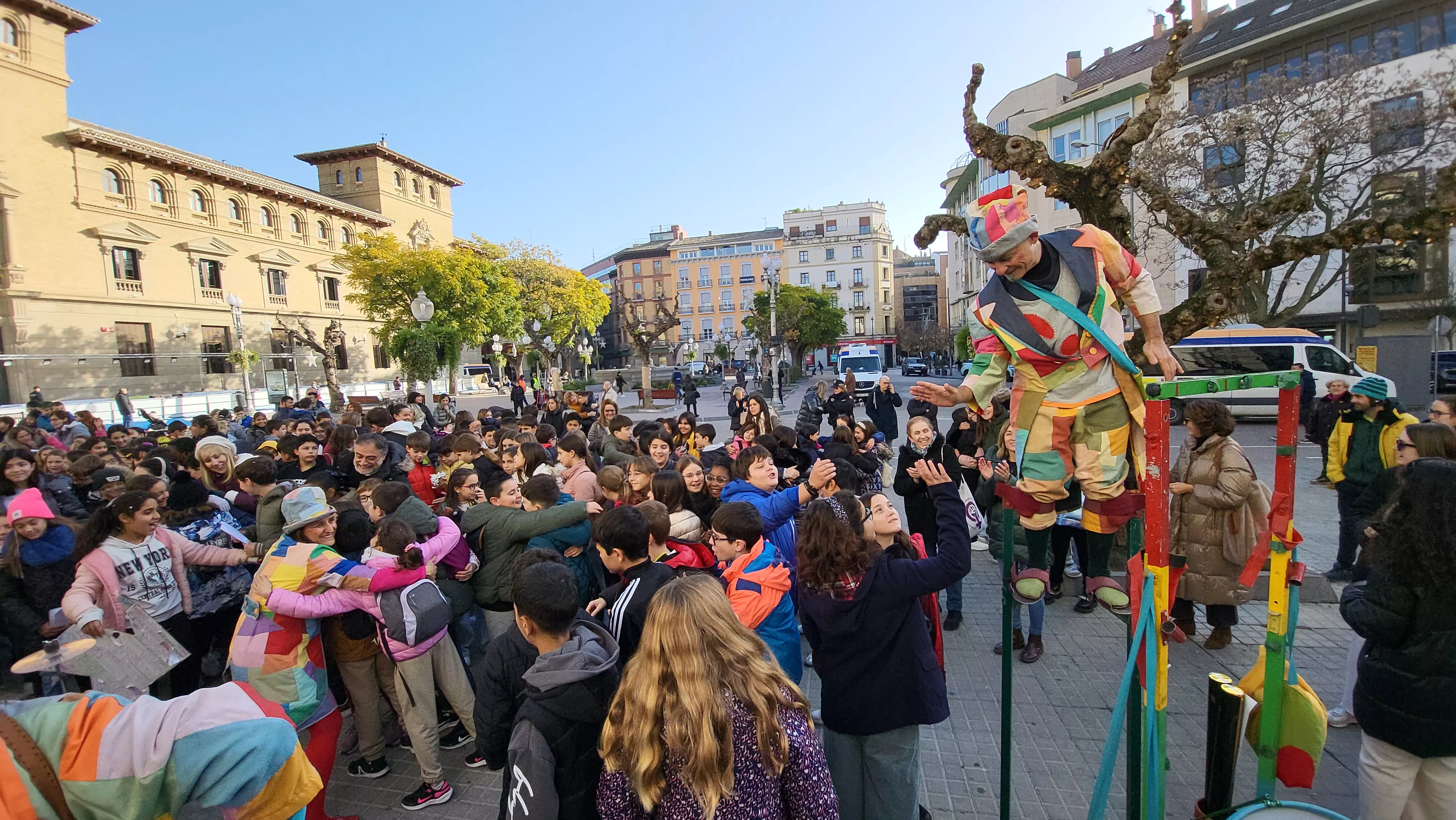 Celebración en Huesca de la jornada de los derechos de las niñas y los niños. Foto Mercedes Manterola