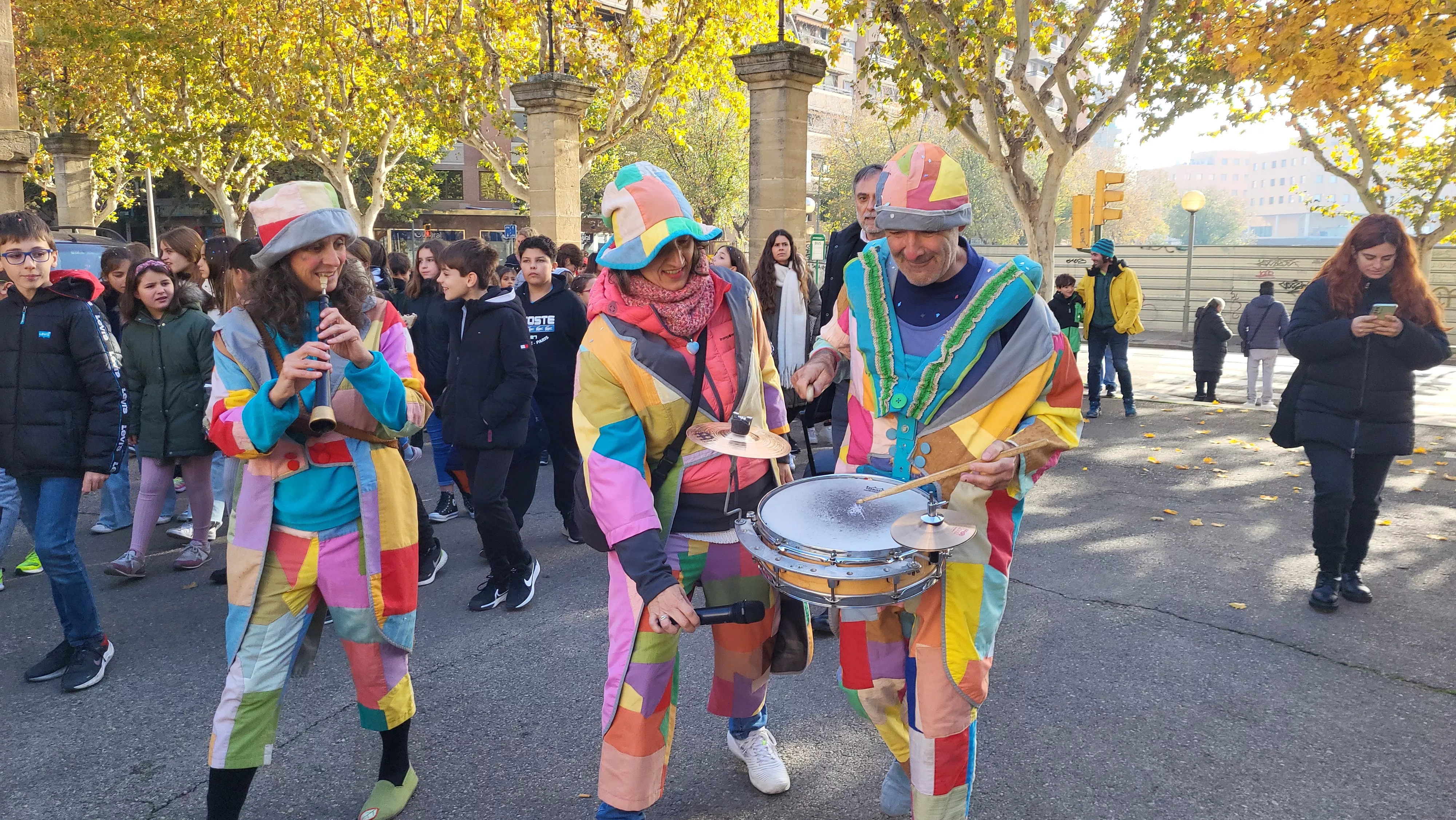 Celebración en Huesca de la jornada de los derechos de las niñas y los niños. Foto Mercedes Manterola