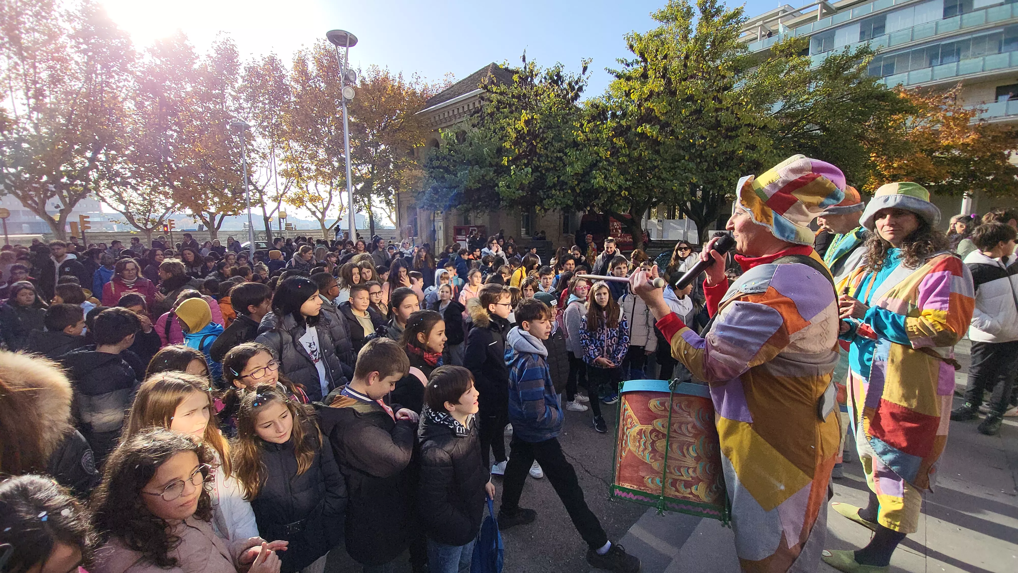 Celebración en Huesca de la jornada de los derechos de las niñas y los niños. Foto Mercedes Manterola