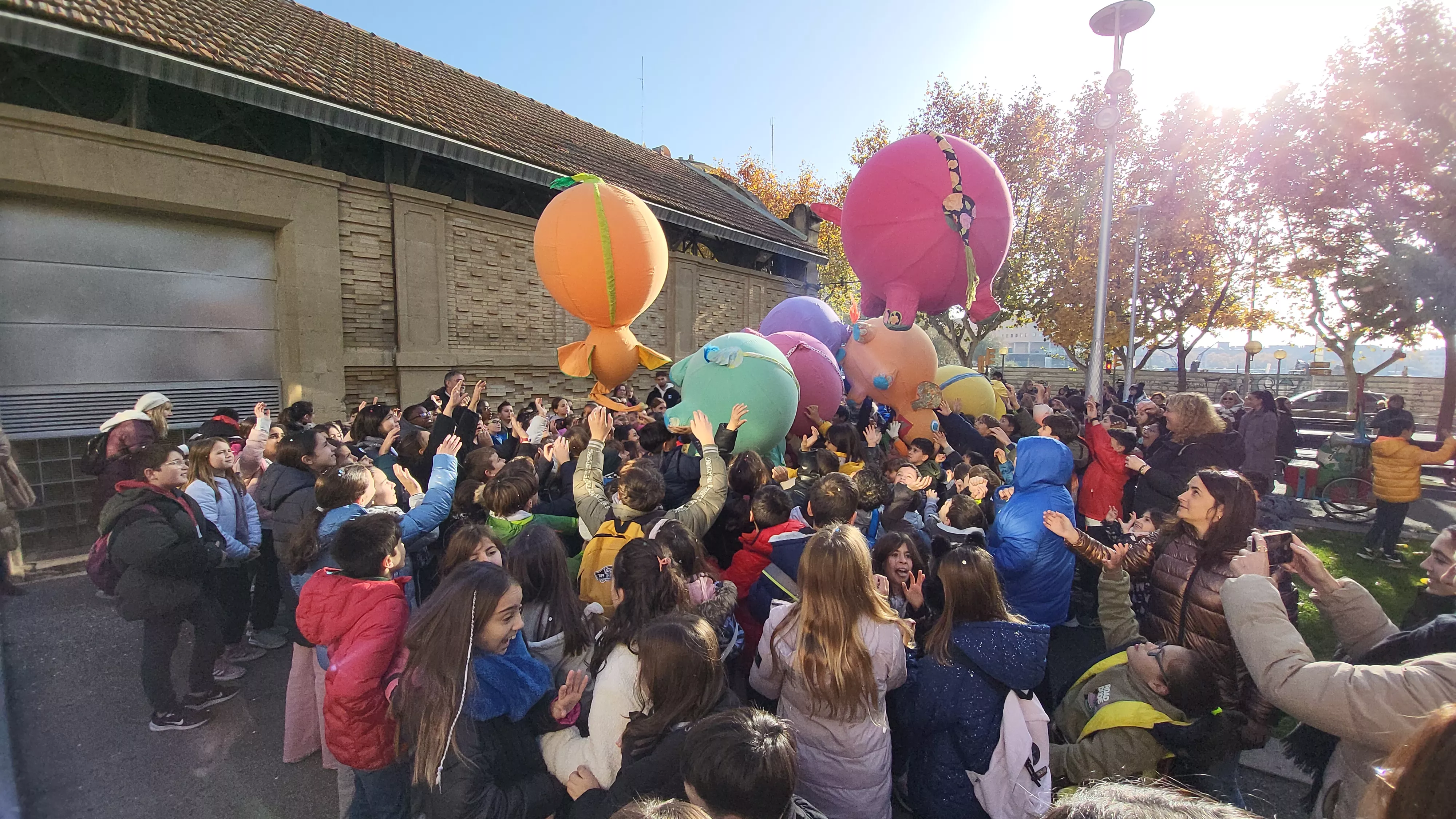 Celebración en Huesca de la jornada de los derechos de las niñas y los niños. Foto Mercedes Manterola