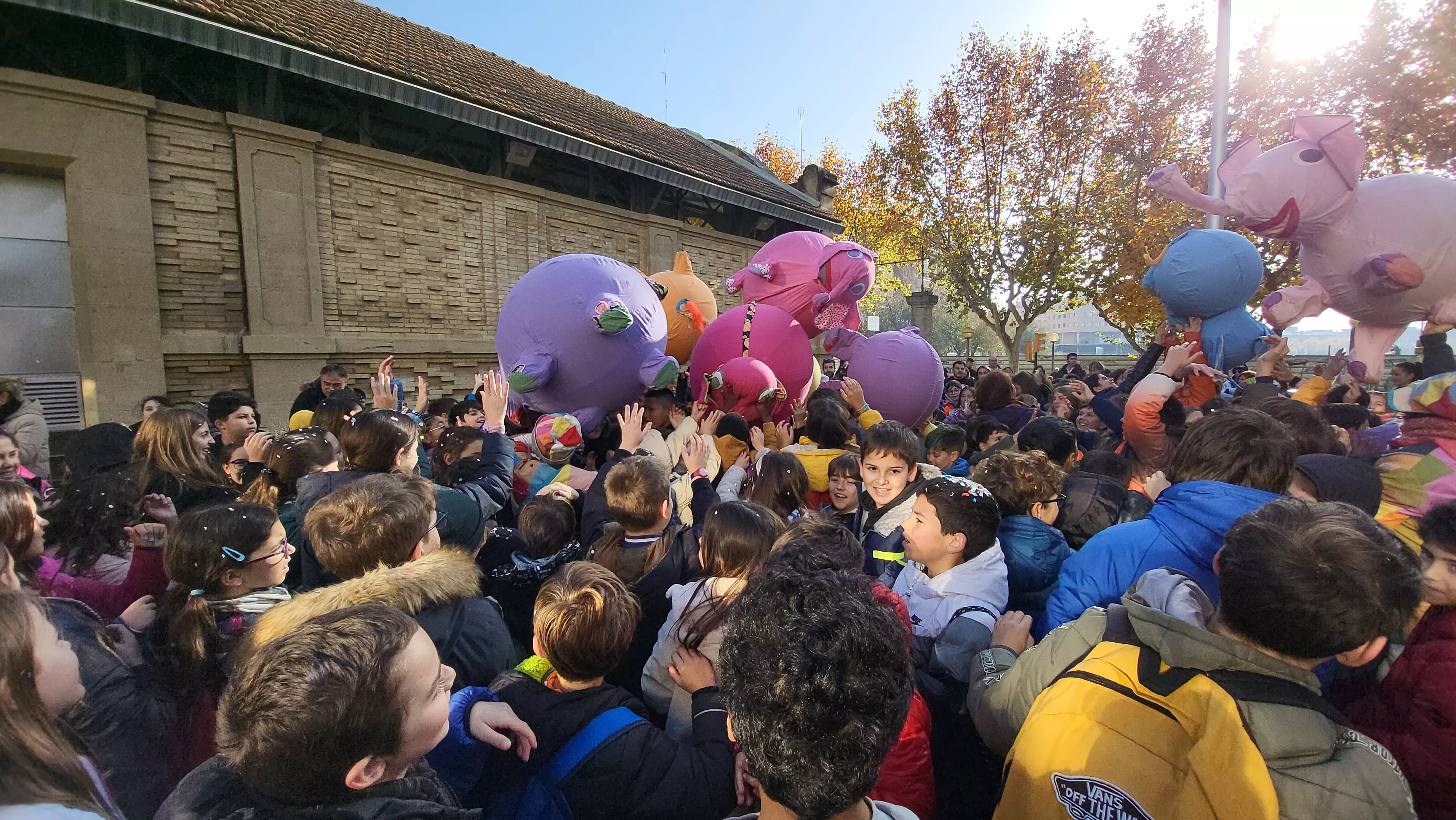 Celebración en Huesca de la jornada de los derechos de las niñas y los niños. Foto Mercedes Manterola