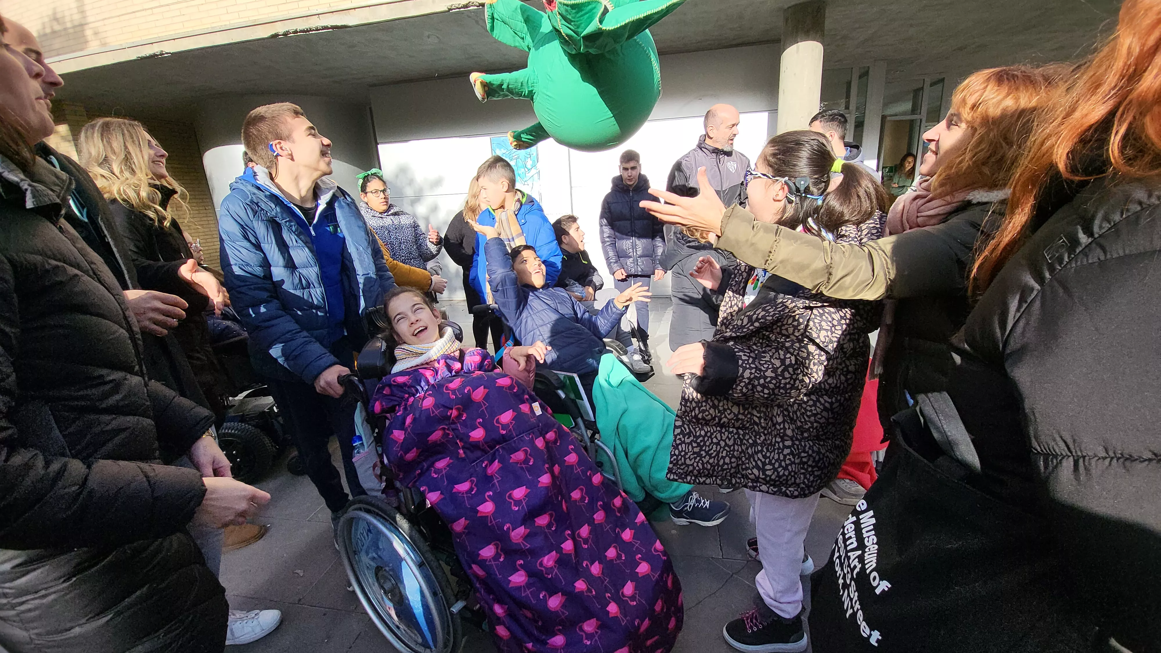 Celebración en Huesca de la jornada de los derechos de las niñas y los niños. Foto Mercedes Manterola