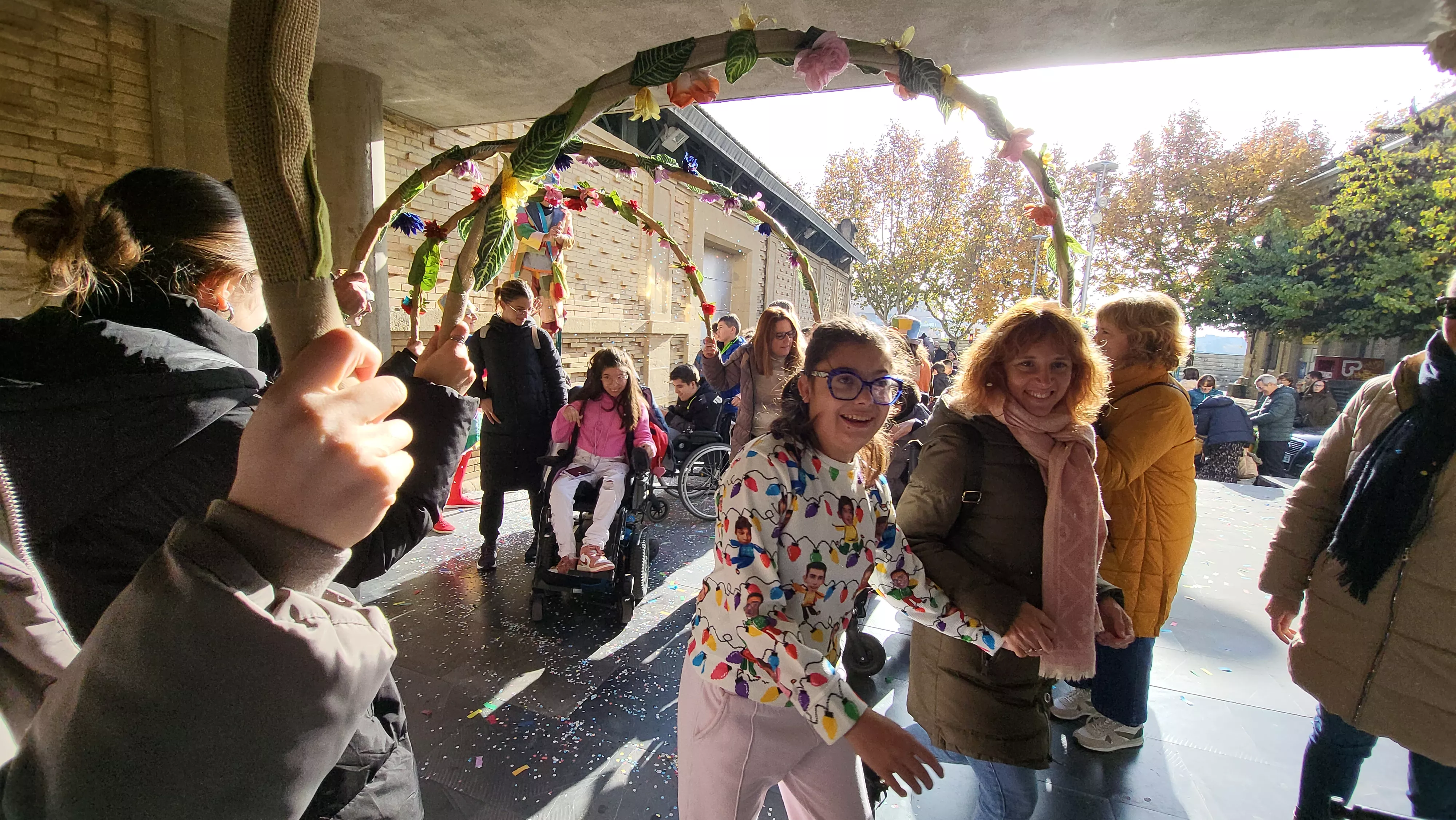 Celebración en Huesca de la jornada de los derechos de las niñas y los niños. Foto Mercedes Manterola