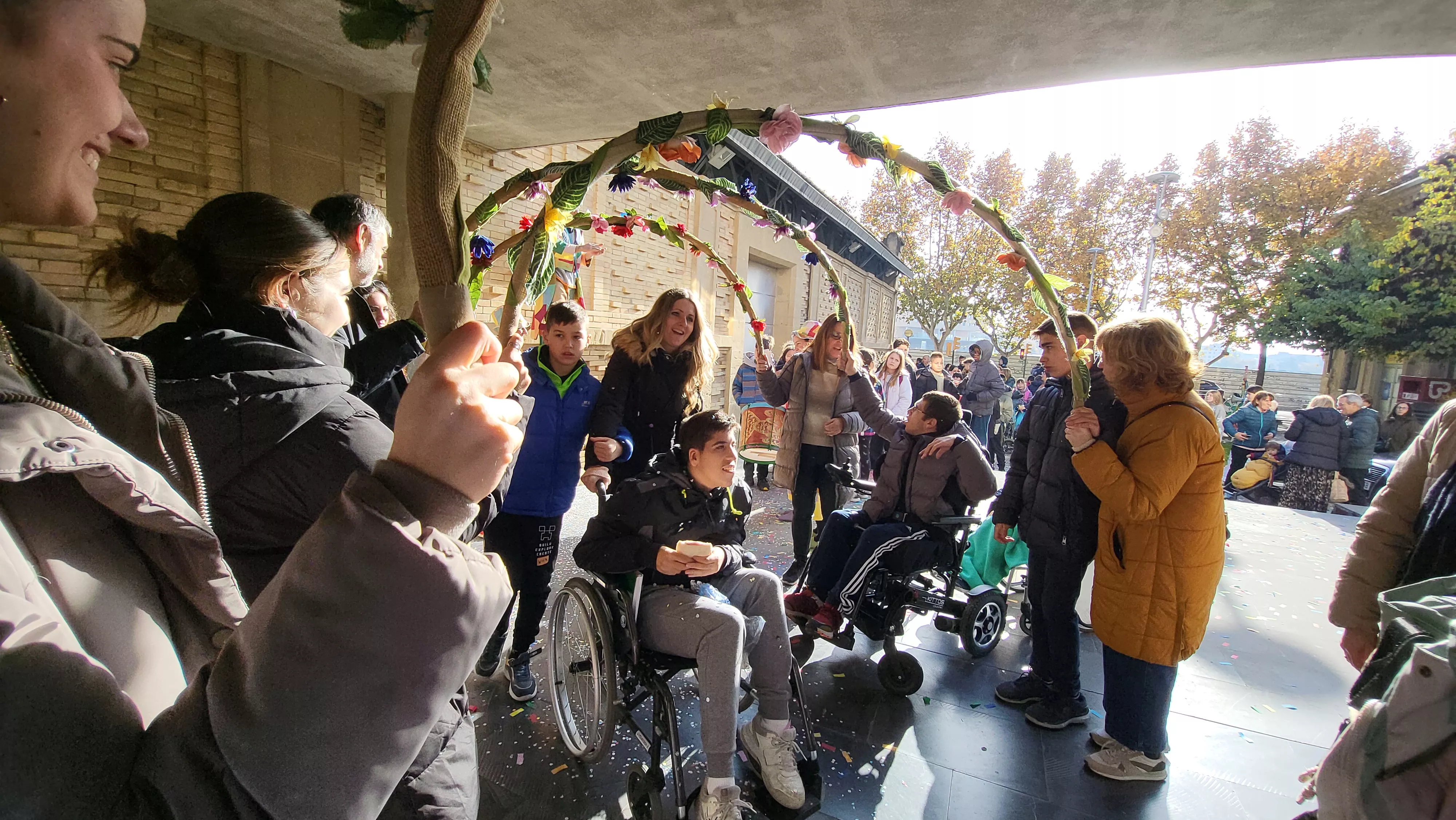 Celebración en Huesca de la jornada de los derechos de las niñas y los niños. Foto Mercedes Manterola