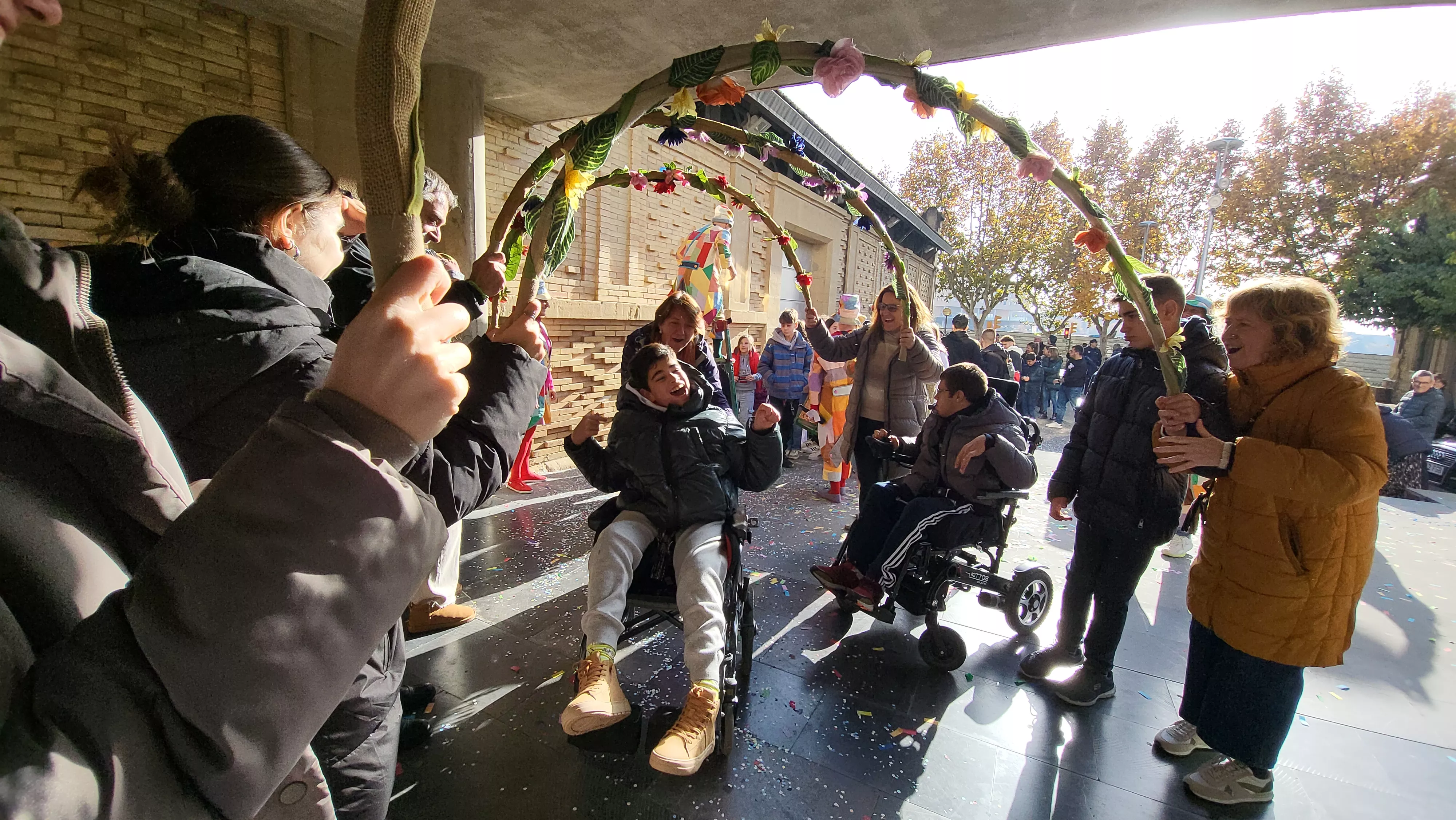 Celebración en Huesca de la jornada de los derechos de las niñas y los niños. Foto Mercedes Manterola