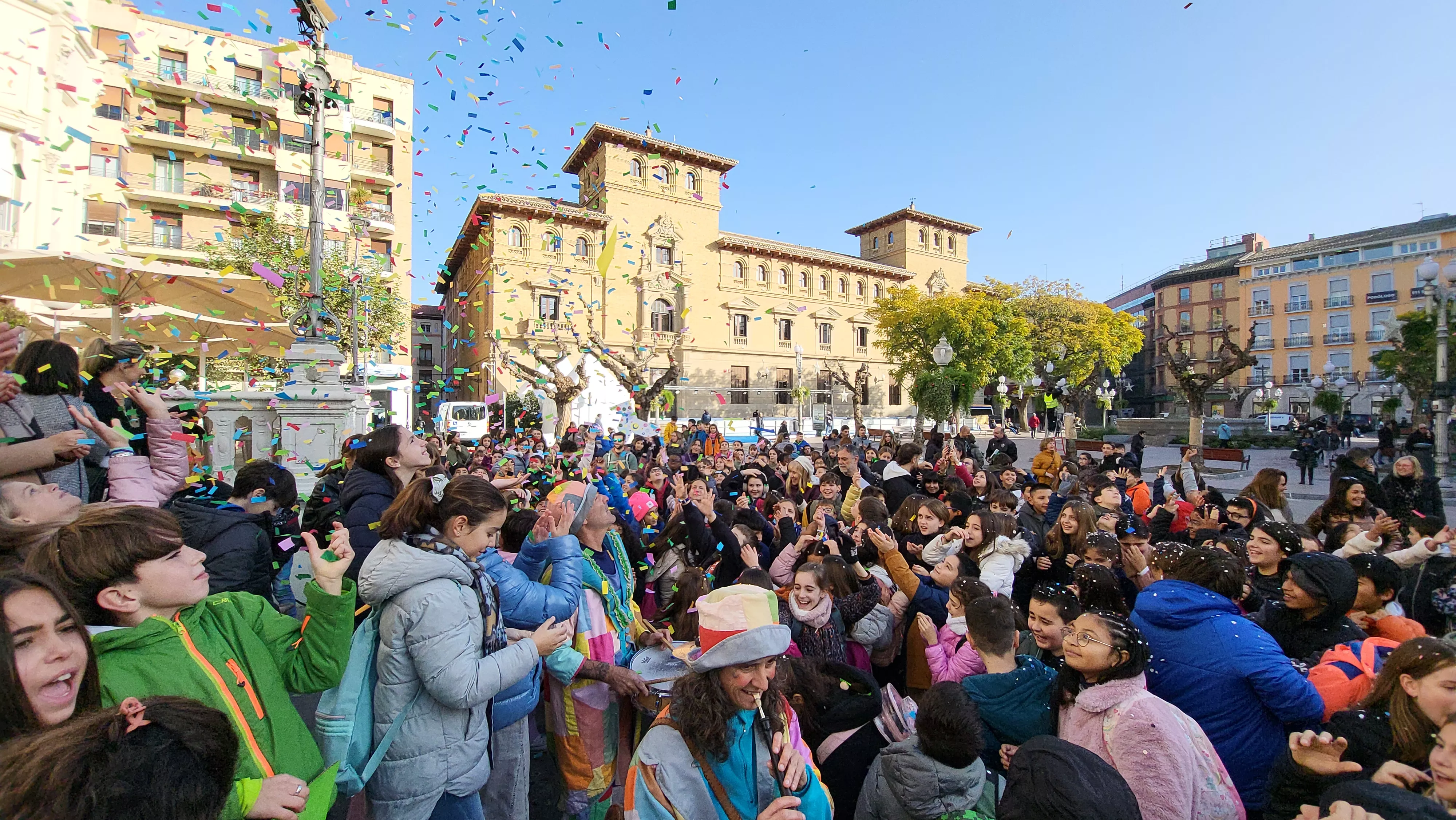 Celebración en Huesca de la jornada de los derechos de las niñas y los niños. Foto Mercedes Manterola