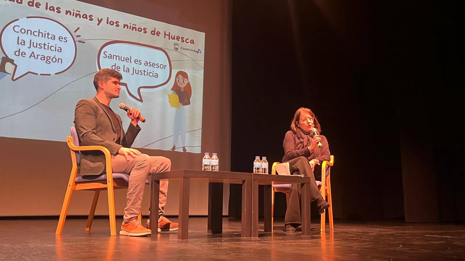 Celebración en Huesca de la jornada de los derechos de las niñas y los niños. Foto Mercedes Manterola
