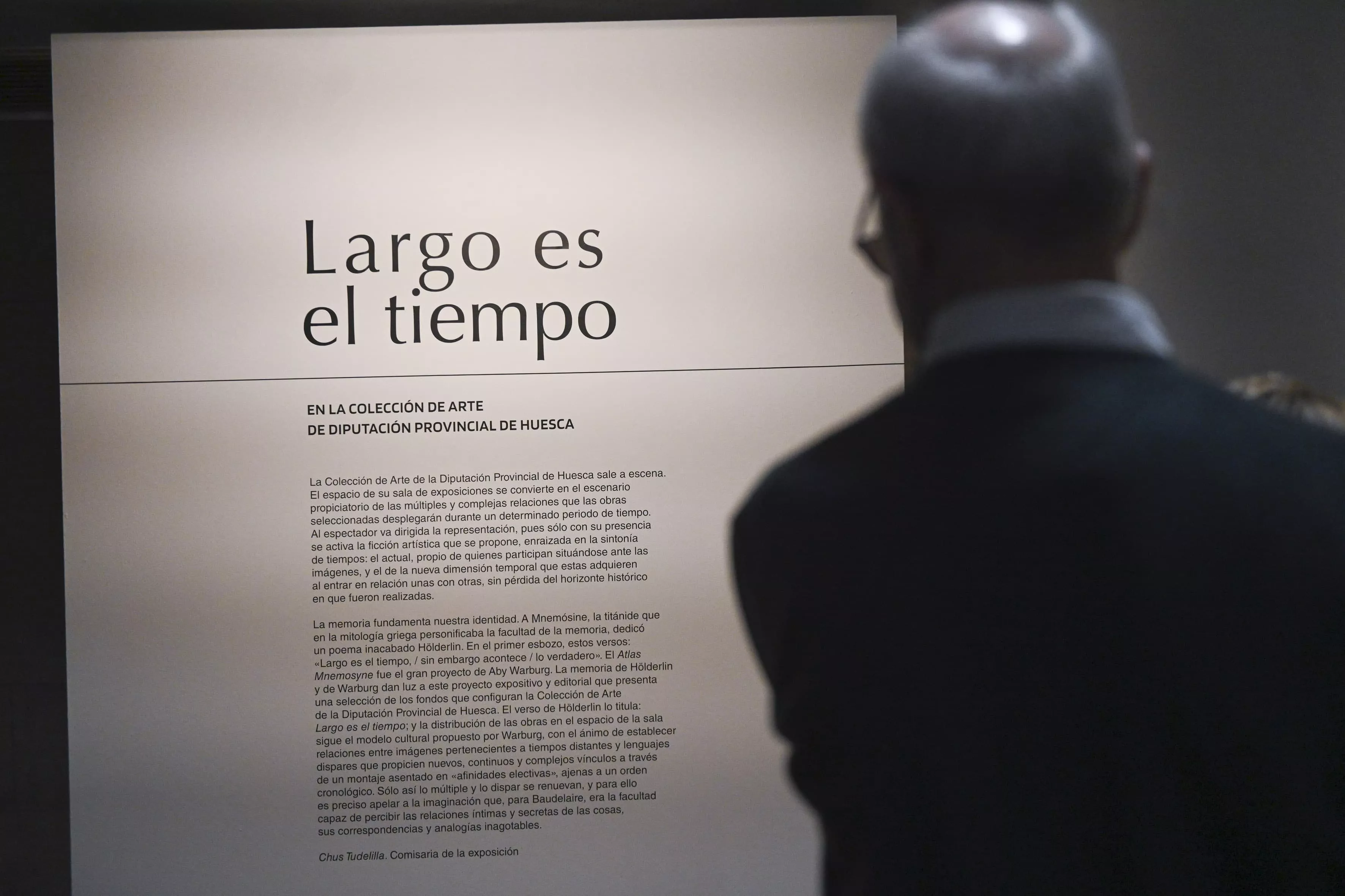 Inauguración de la Exposición de la DPH "Largo es el tiempo". Foto Verónica Lacasa
