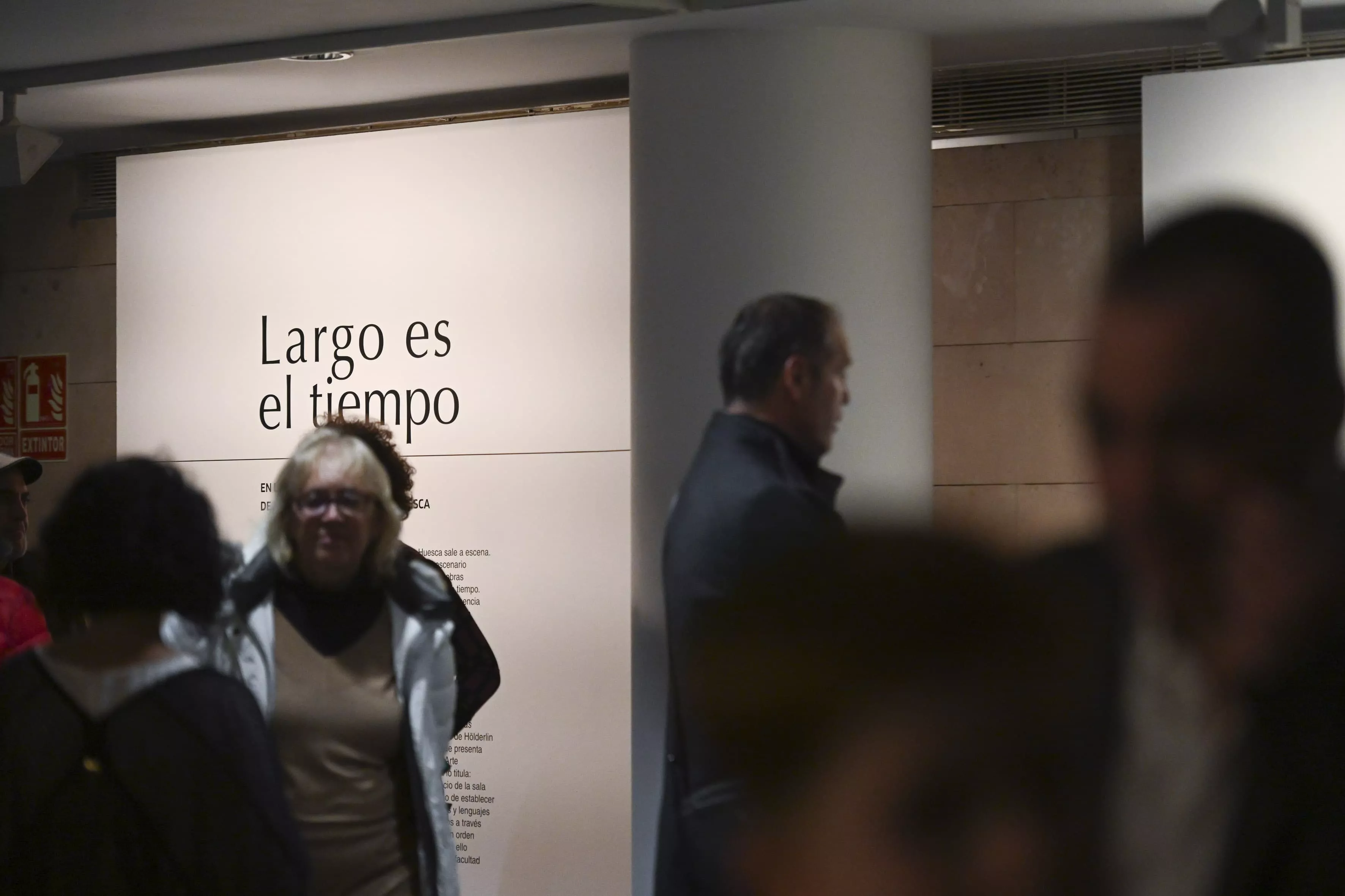 Inauguración de la Exposición de la DPH "Largo es el tiempo". Foto Verónica Lacasa