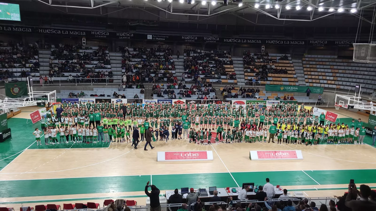 Homenaje a la cantera del Baloncesto Peñas