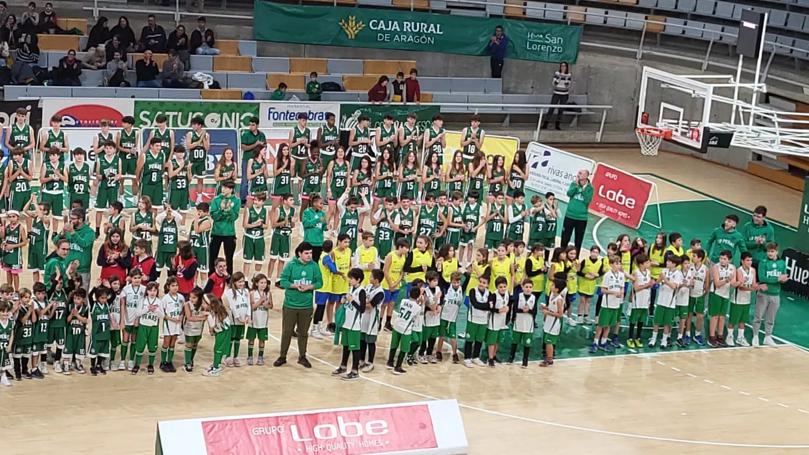 Homenaje a la cantera del Baloncesto Peñas