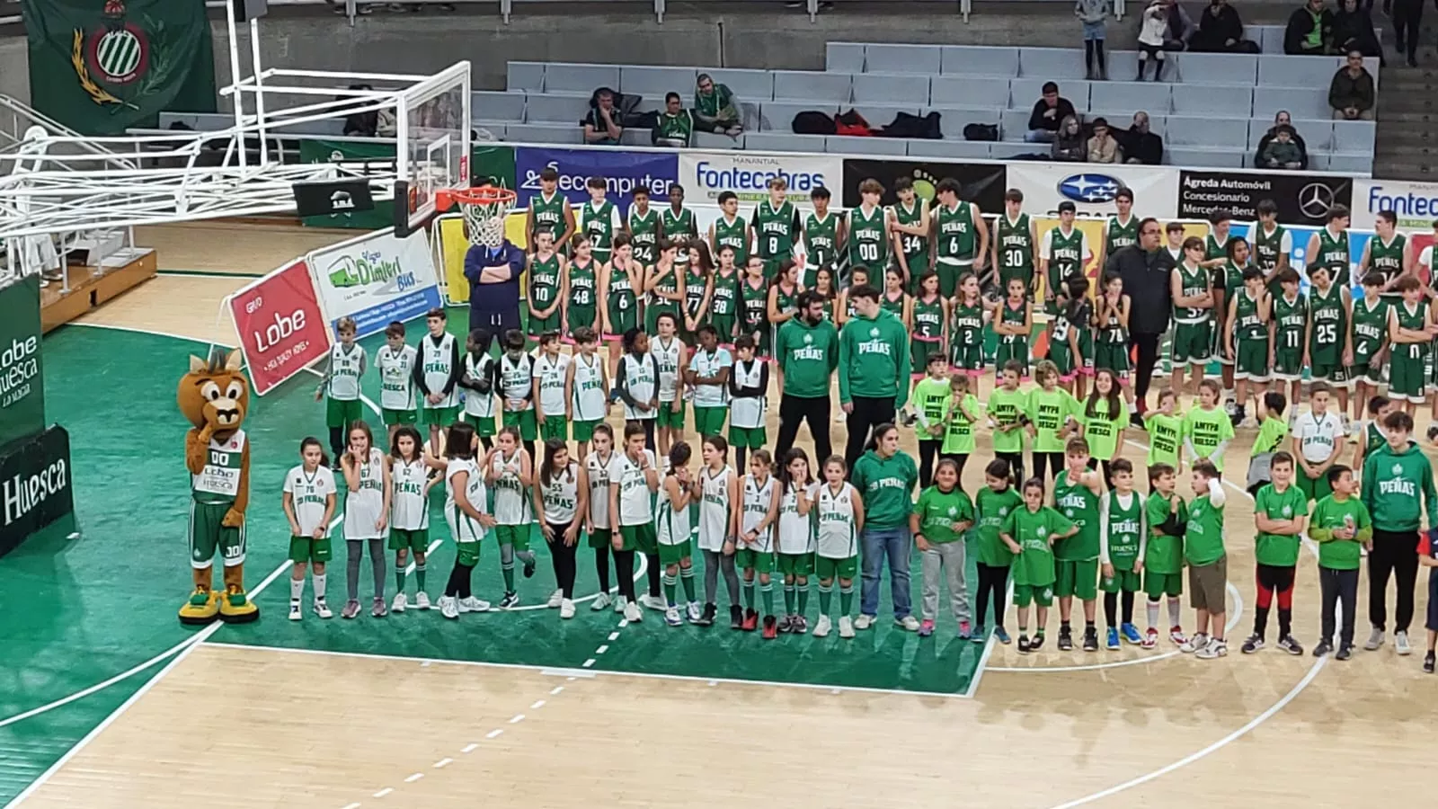 Homenaje a la cantera del Baloncesto Peñas