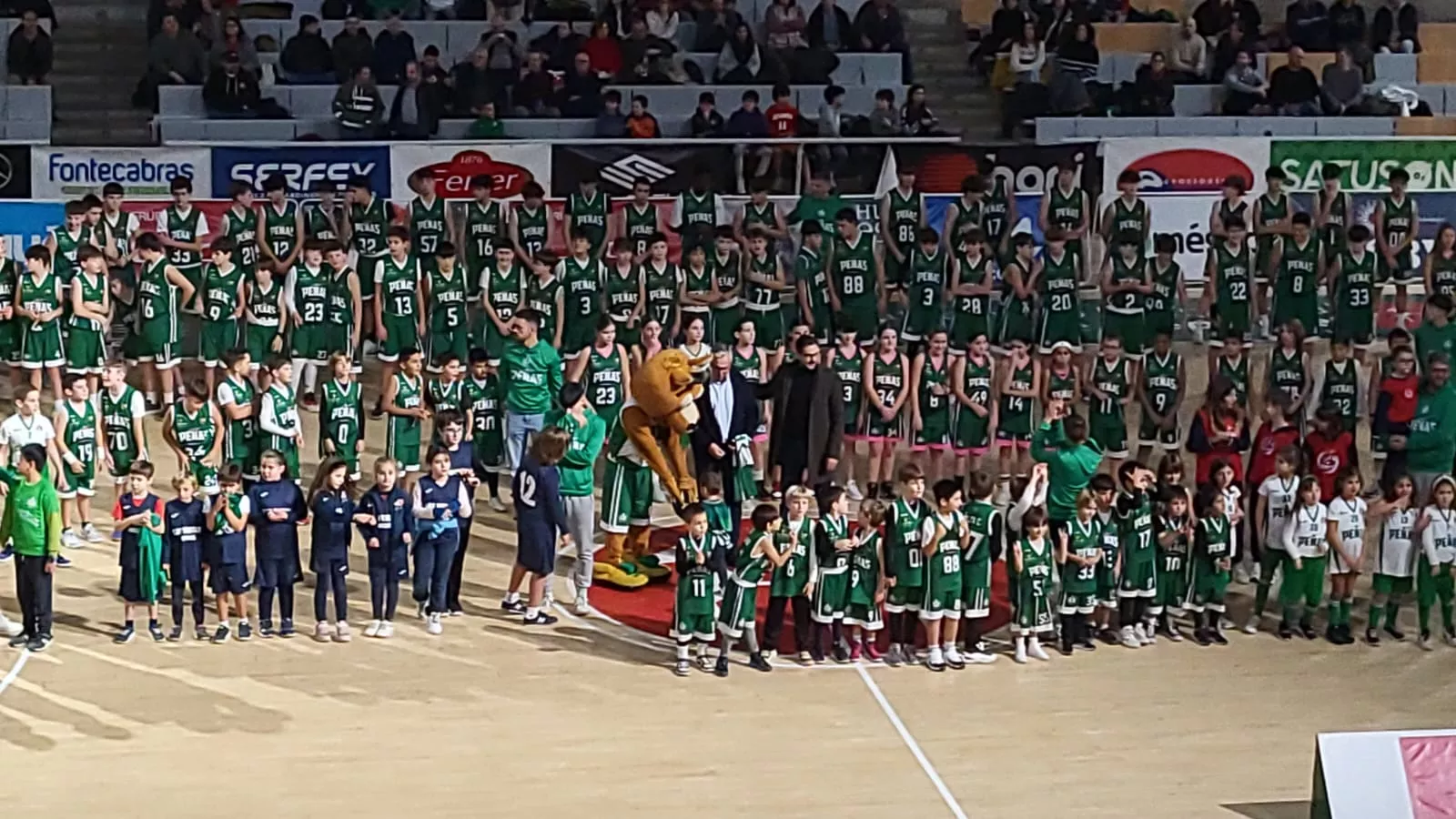 Homenaje a la cantera del Baloncesto Peñas