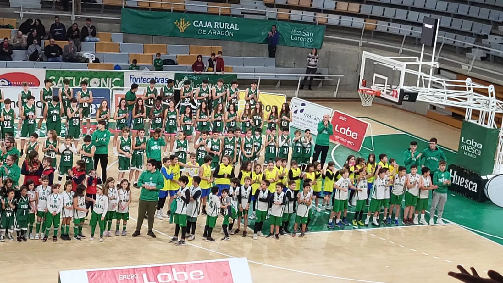 Homenaje a la cantera del Baloncesto Peñas