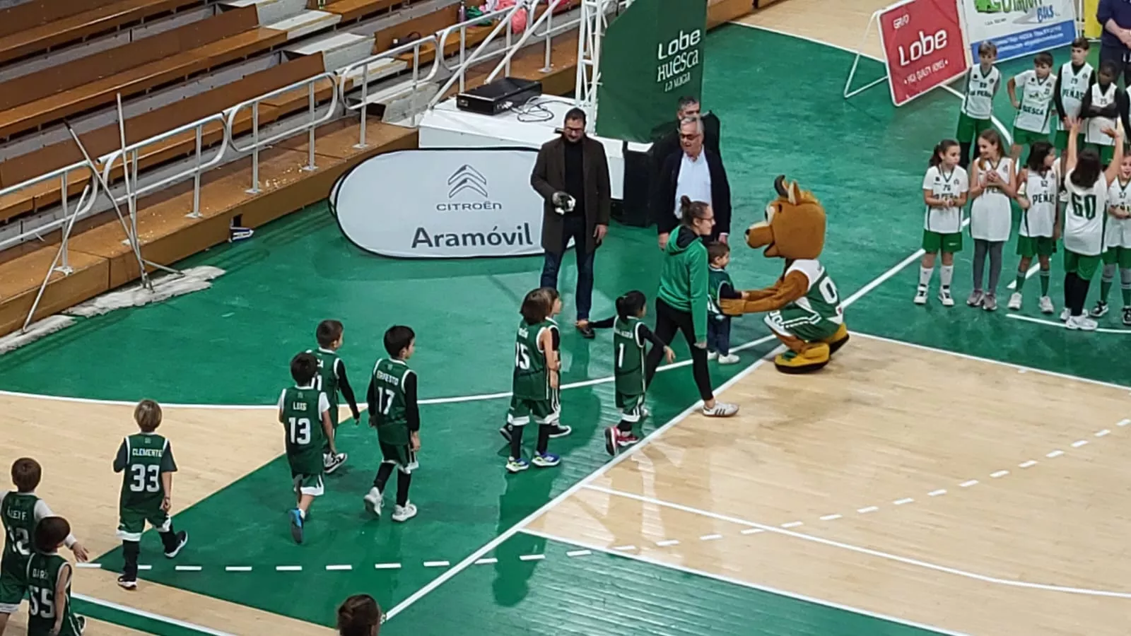 Homenaje a la cantera del Baloncesto Peñas