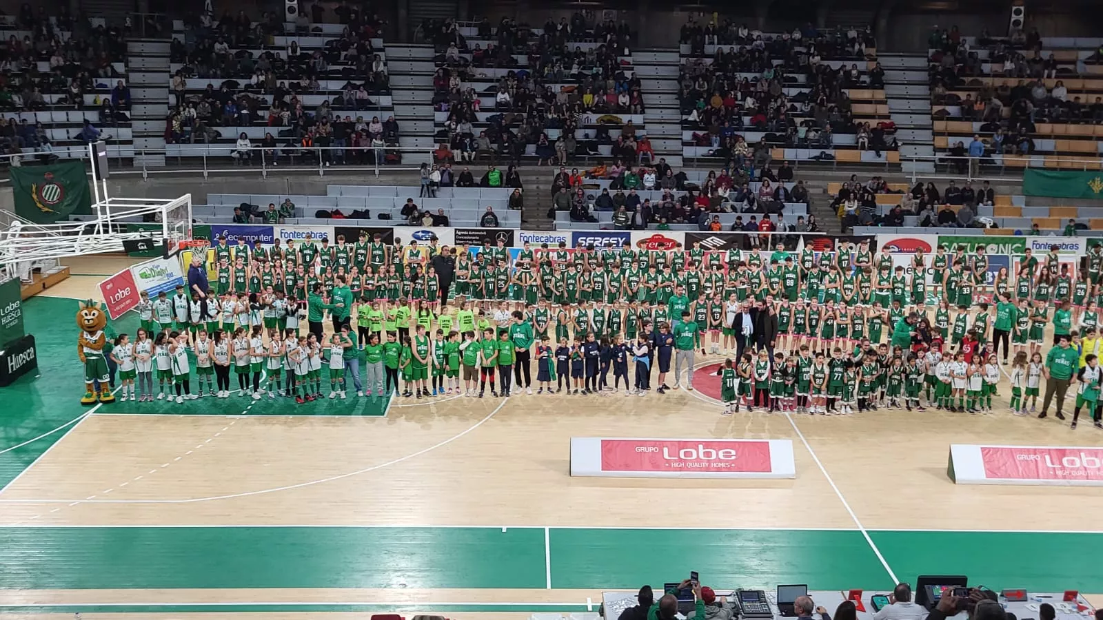 Homenaje a la cantera del Baloncesto Peñas