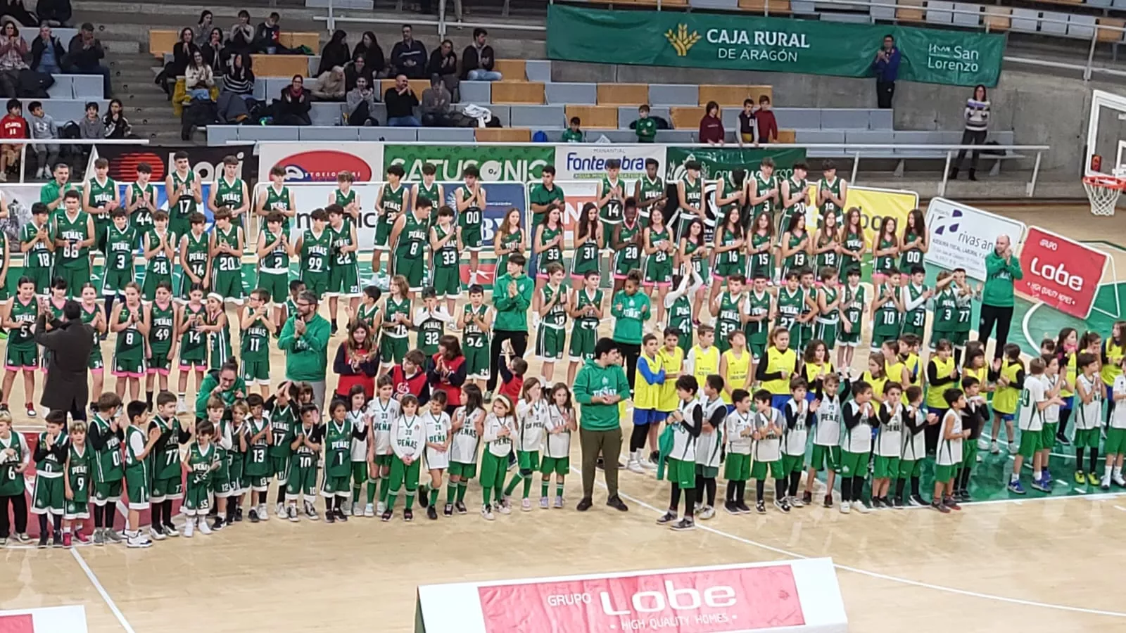 Homenaje a la cantera del Baloncesto Peñas