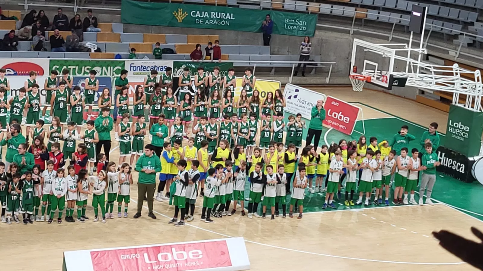 Homenaje a la cantera del Baloncesto Peñas