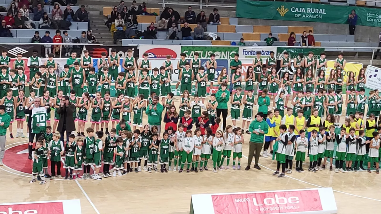Homenaje a la cantera del Baloncesto Peñas
