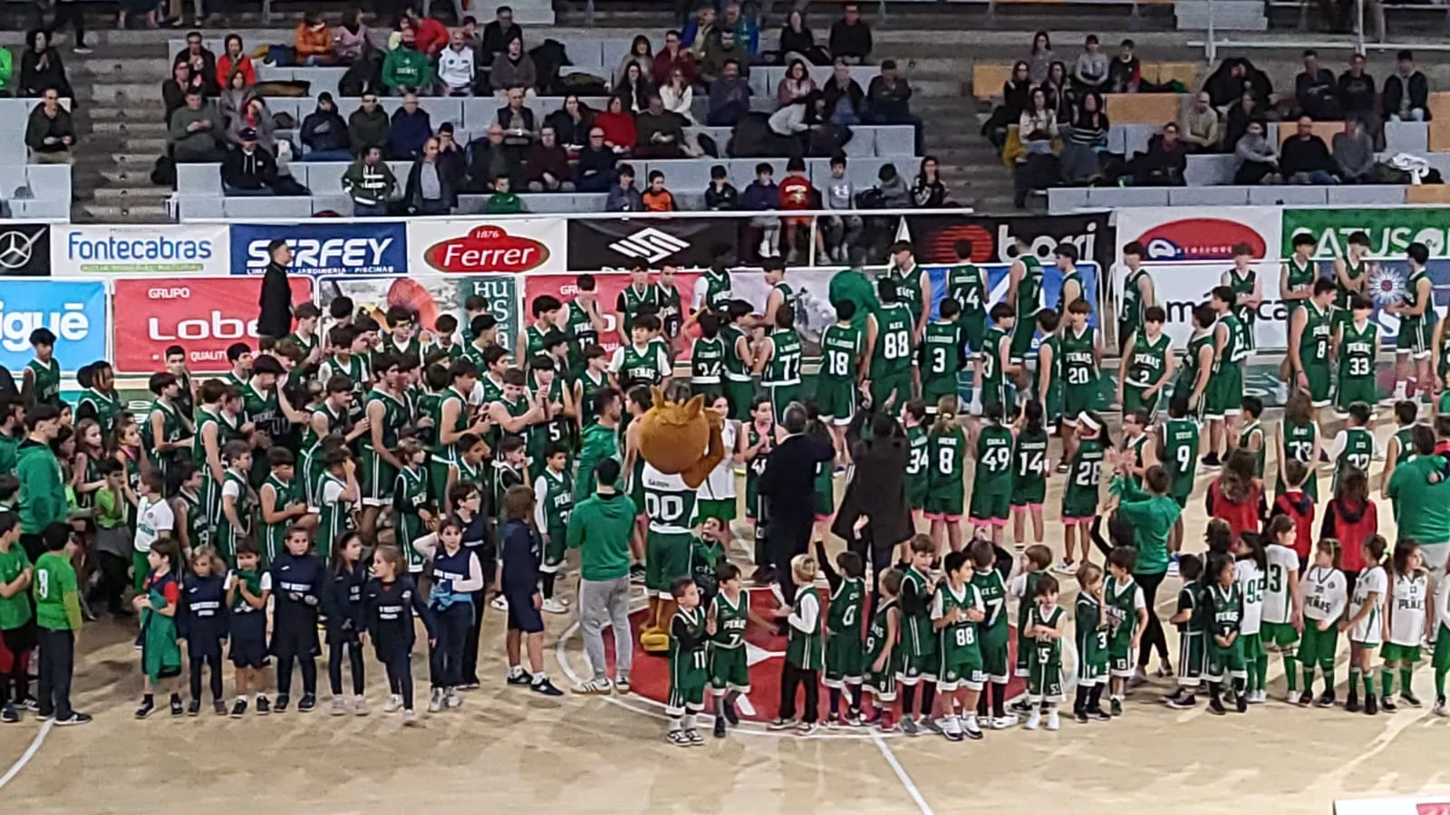 Homenaje a la cantera del Baloncesto Peñas