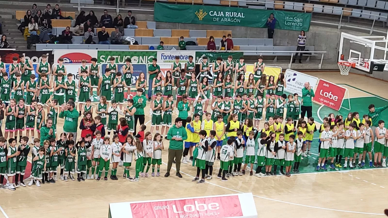 Homenaje a la cantera del Baloncesto Peñas