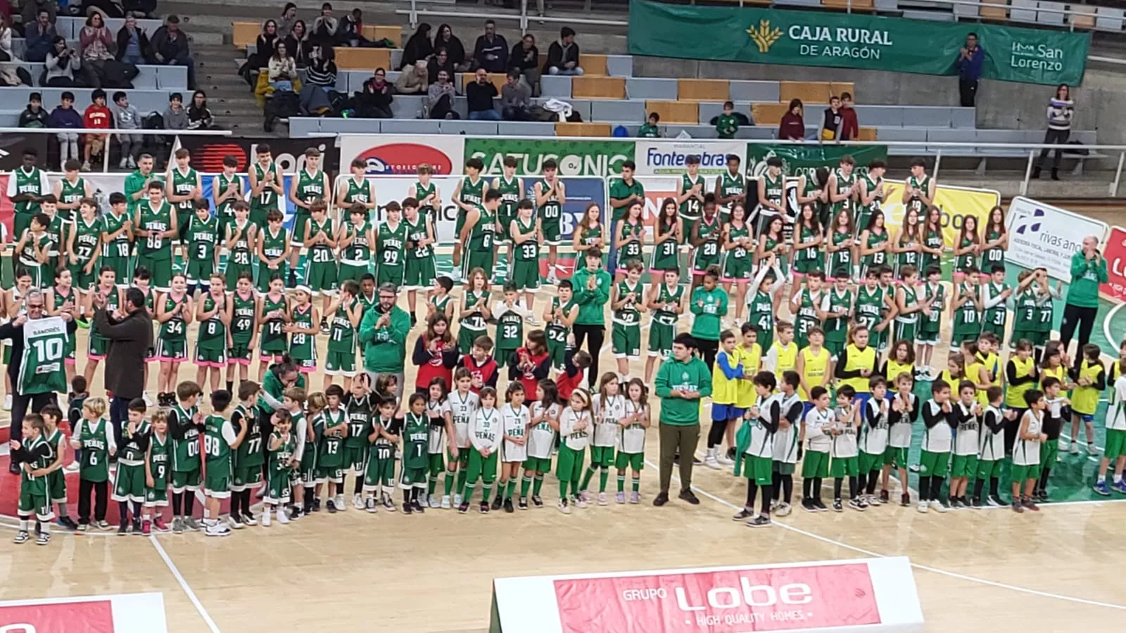 Homenaje a la cantera del Baloncesto Peñas
