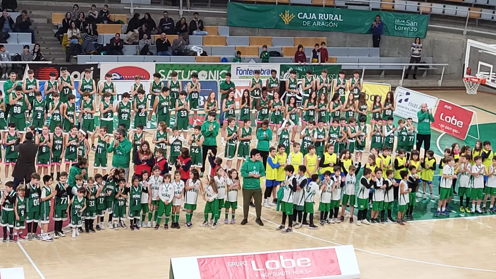 Homenaje a la cantera del Baloncesto Peñas
