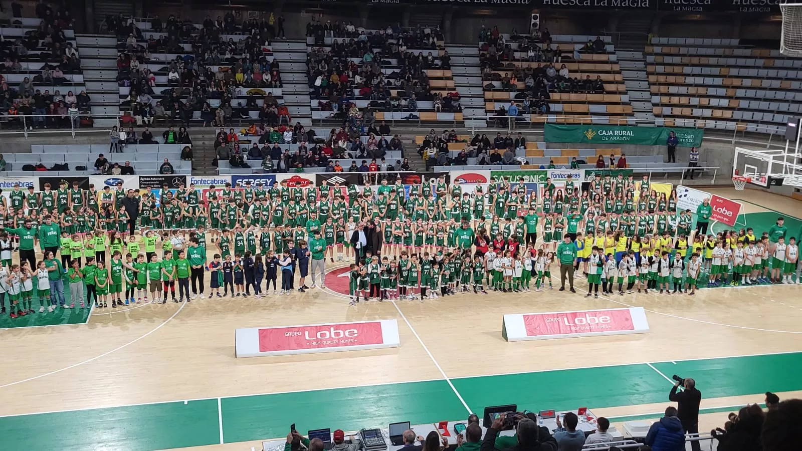 Homenaje a la cantera del Baloncesto Peñas