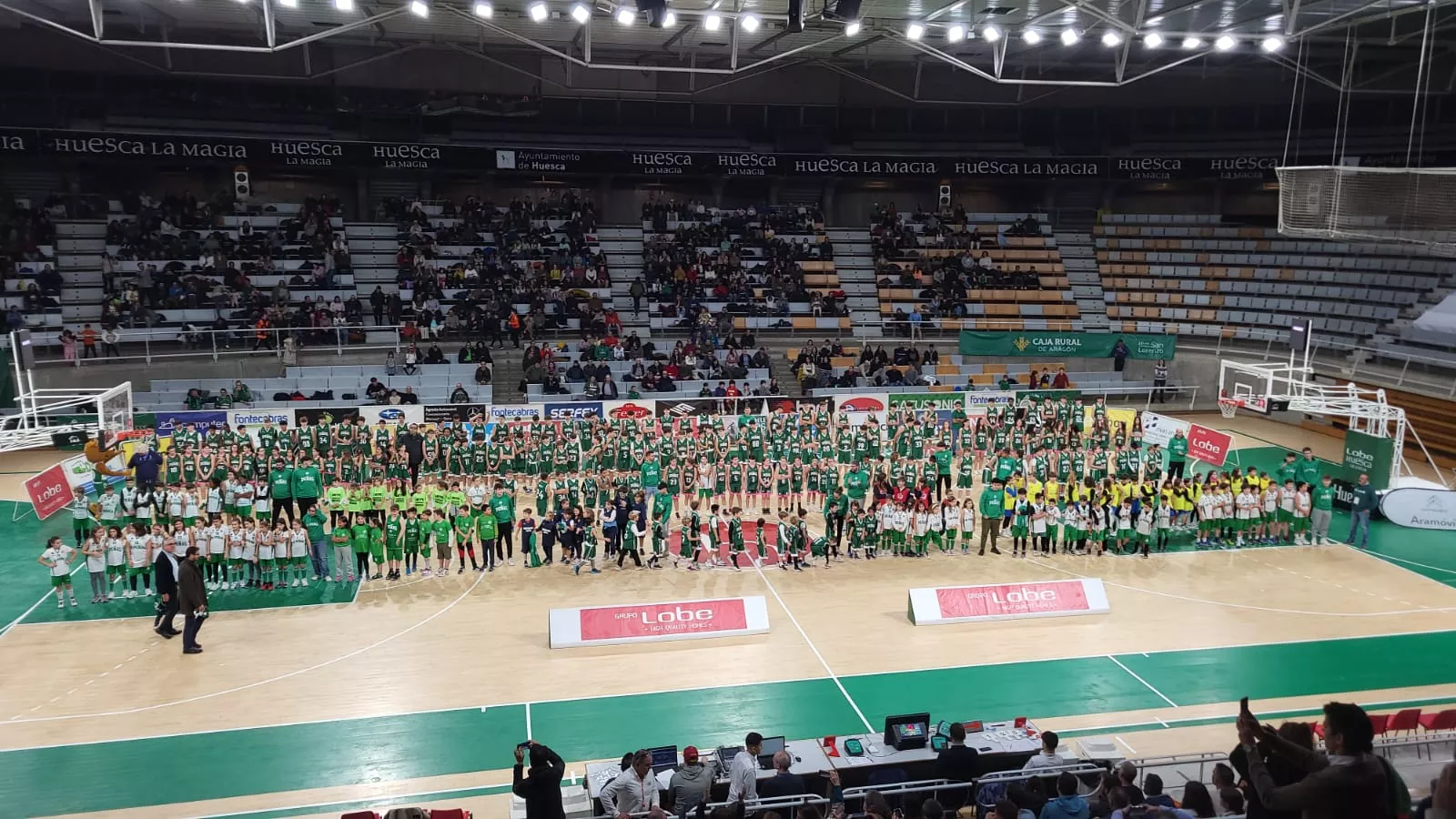 Homenaje a la cantera del Baloncesto Peñas