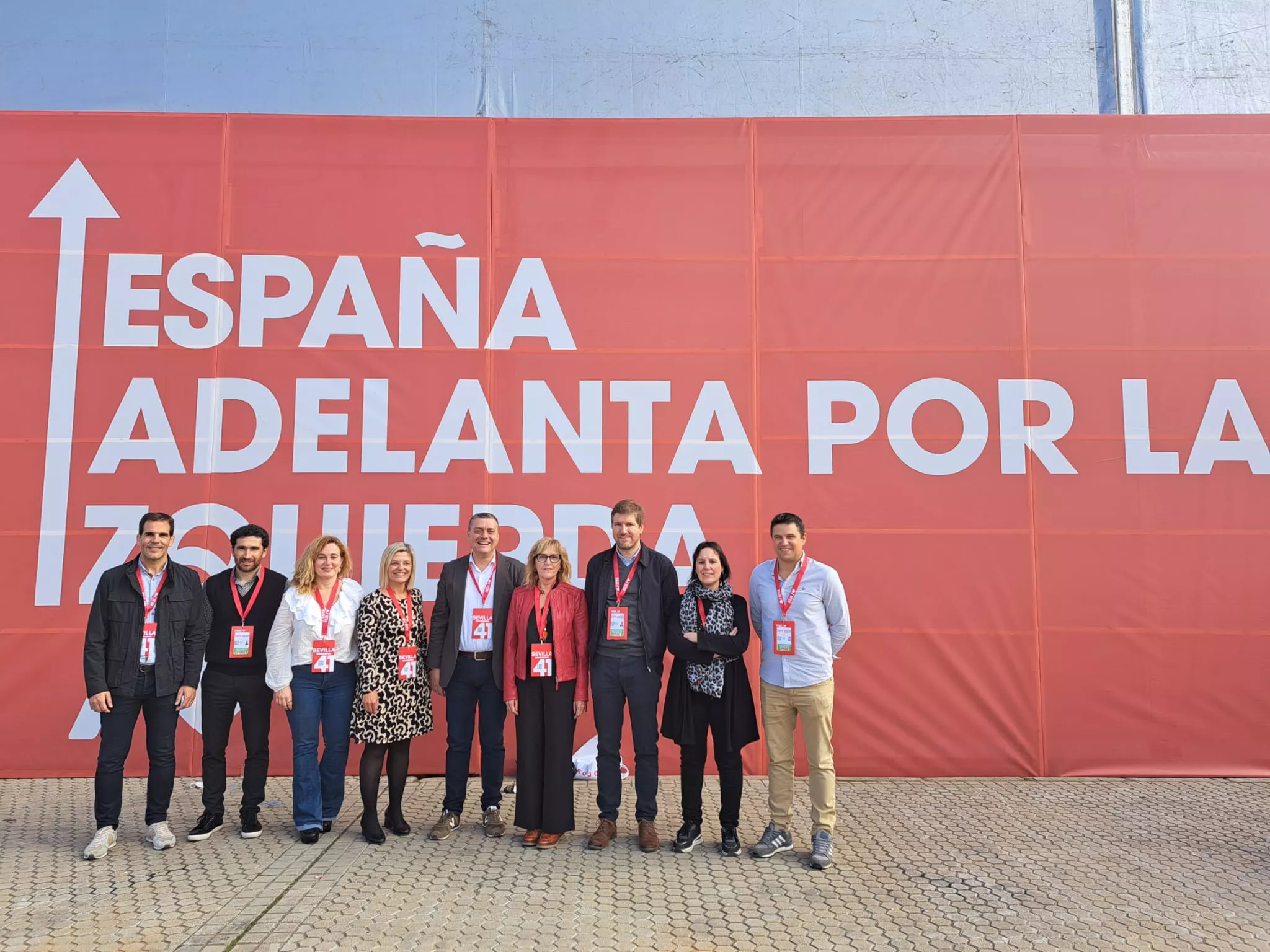 Delegación del PSOE Alto Aragón en el 41 Congreso de Sevilla