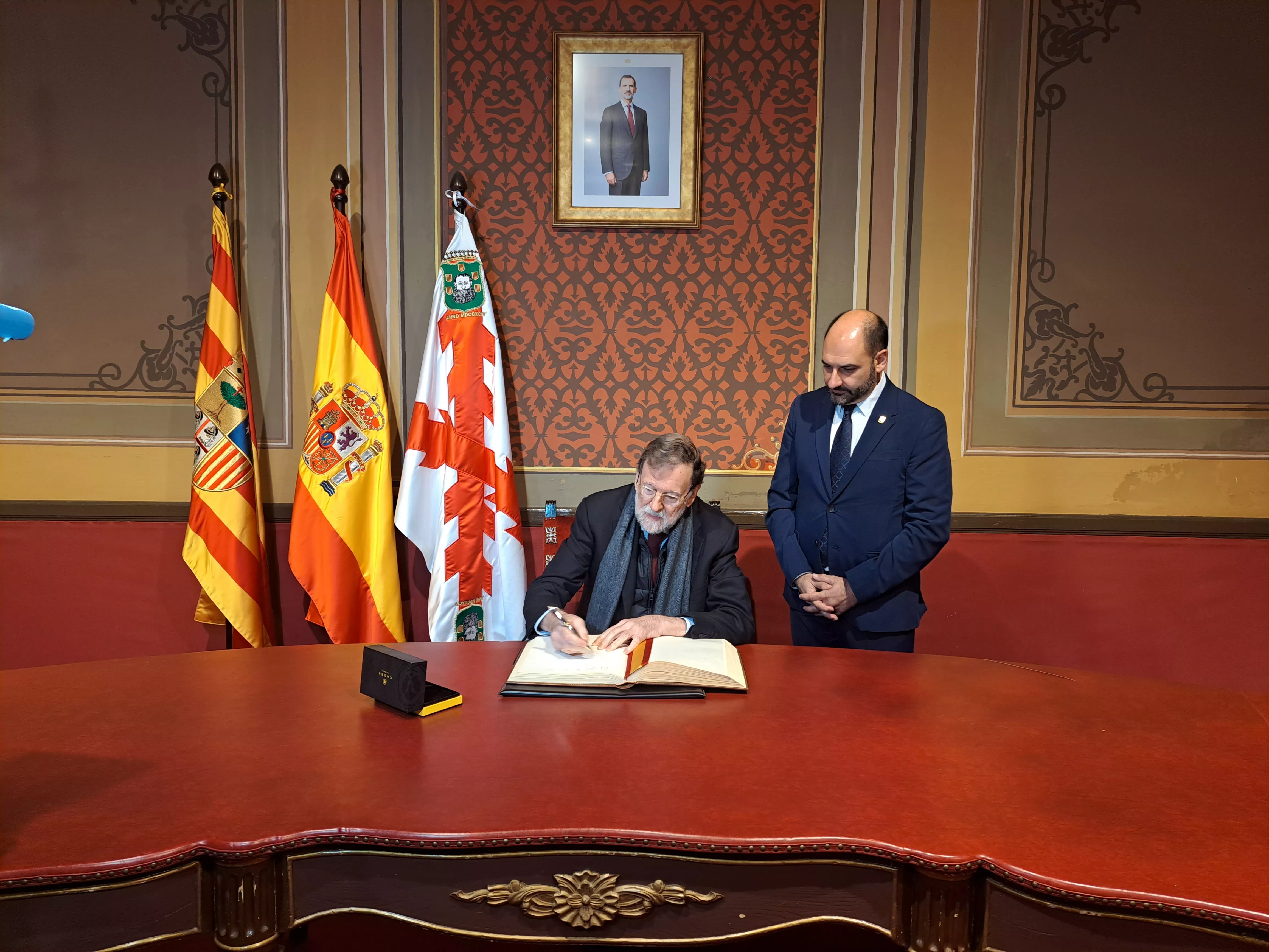 Visita de Mariano Rajoy a Barbastro