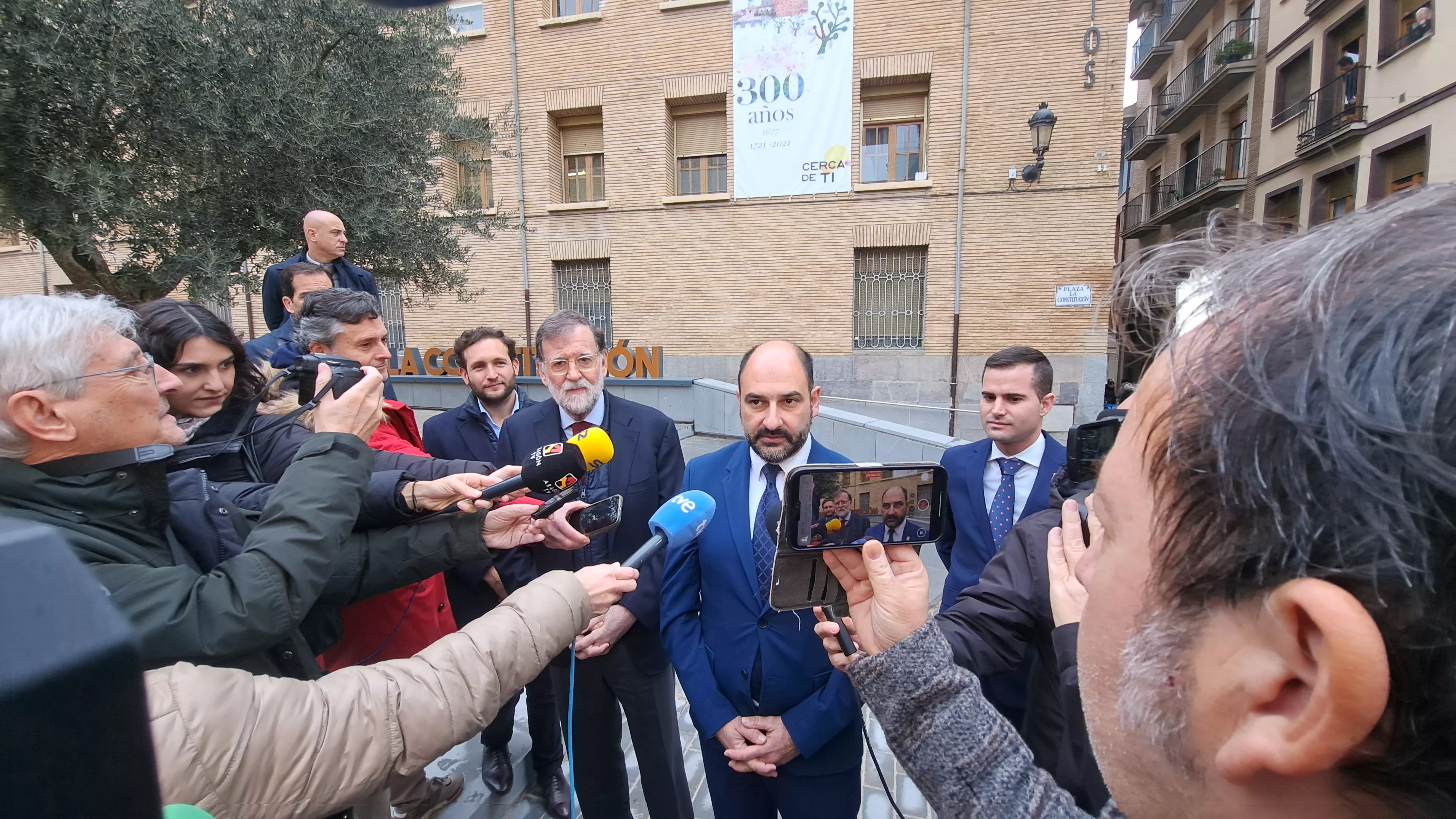 Visita de Mariano Rajoy a Barbastro