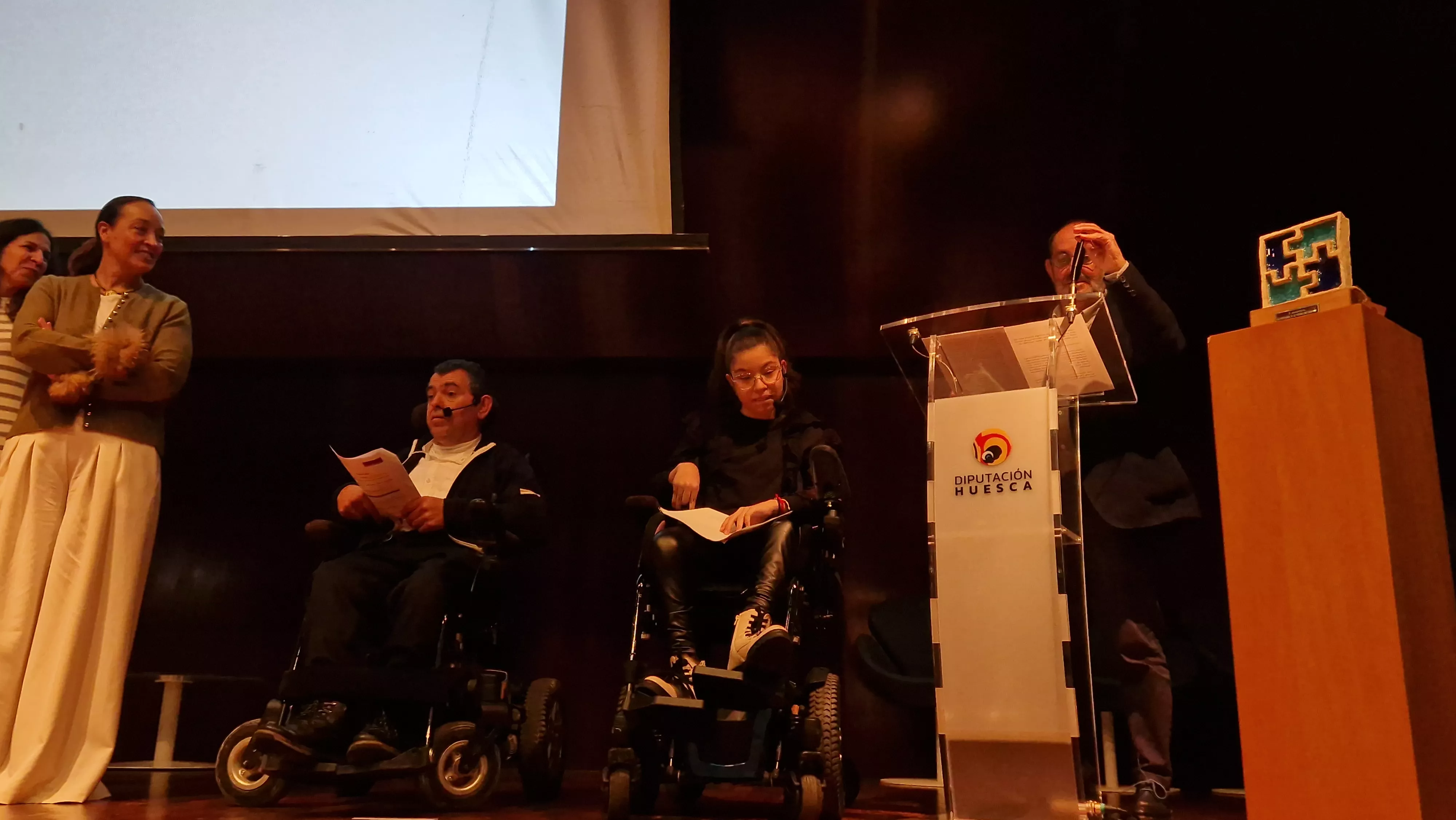 Día de las Personas con Discapacidad 2024 y Premio Cadis Huesca para Paco Ratia. Foto Myriam Martínez
