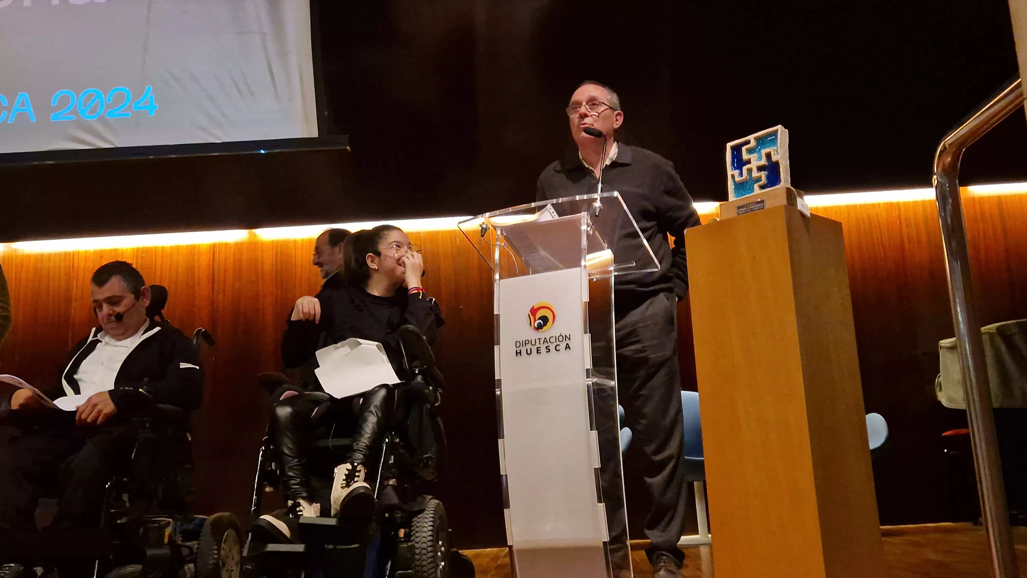 Día de las Personas con Discapacidad 2024 y Premio Cadis Huesca para Paco Ratia. Foto Myriam Martínez