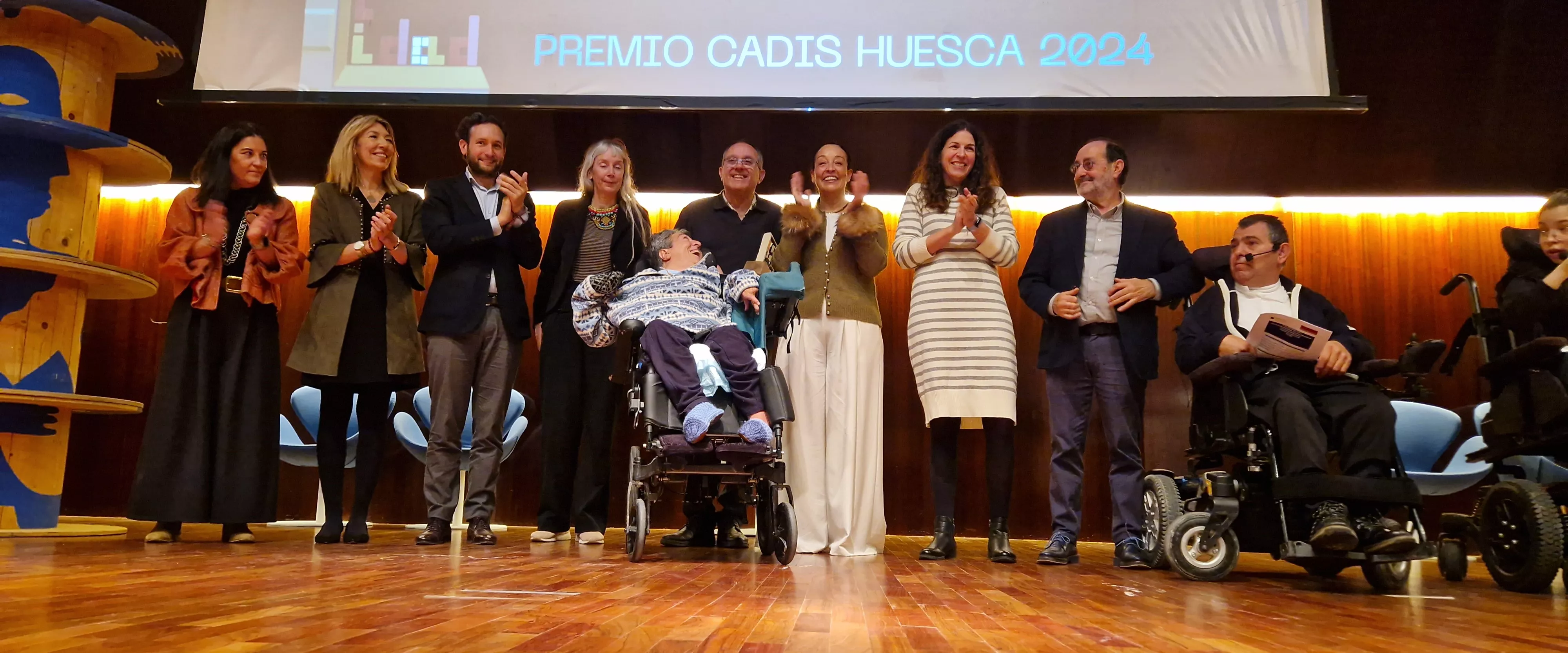 Día de las Personas con Discapacidad 2024 y Premio Cadis Huesca para Paco Ratia. Foto Myriam Martínez