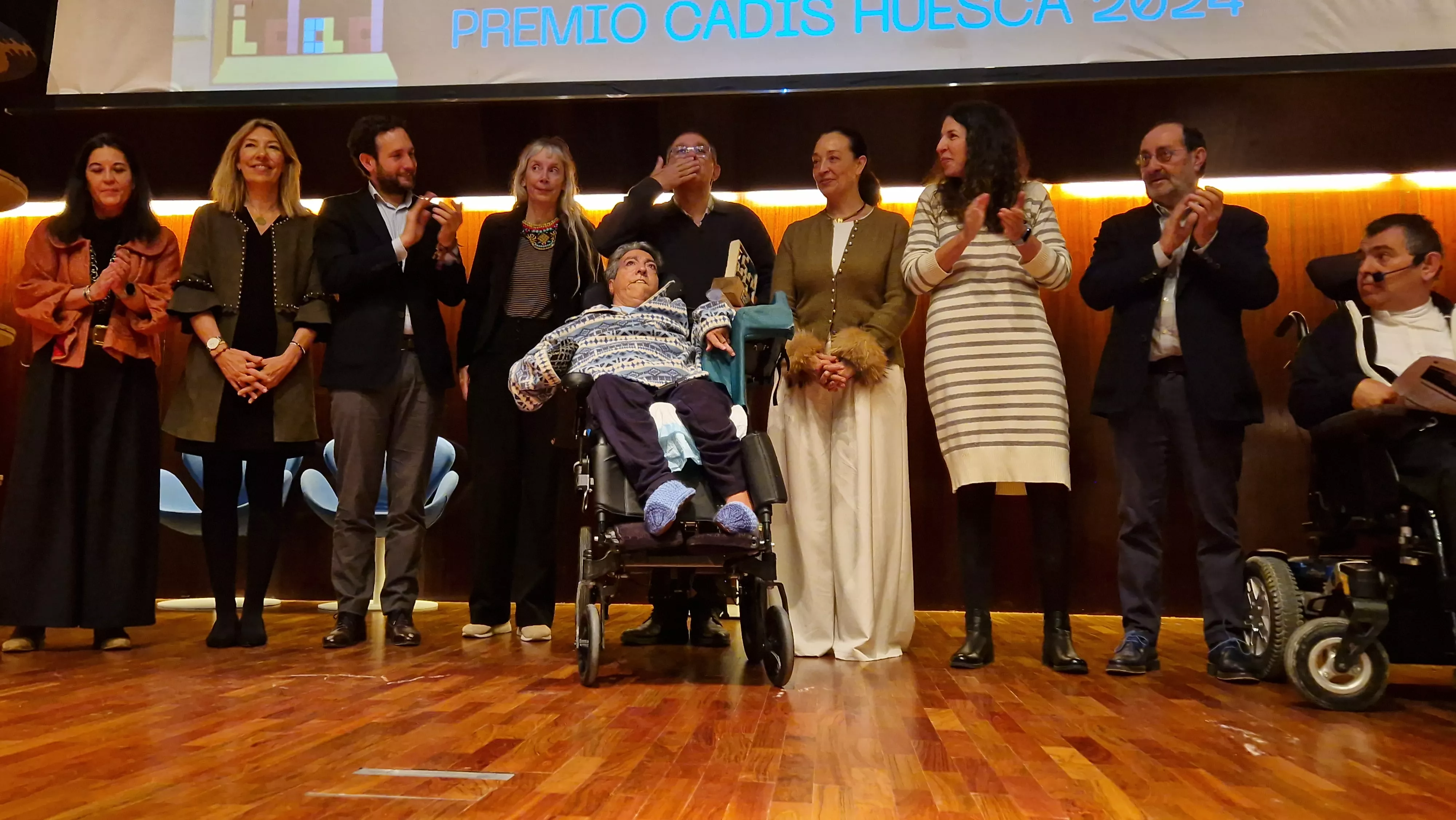 Día de las Personas con Discapacidad 2024 y Premio Cadis Huesca para Paco Ratia. Foto Myriam Martínez