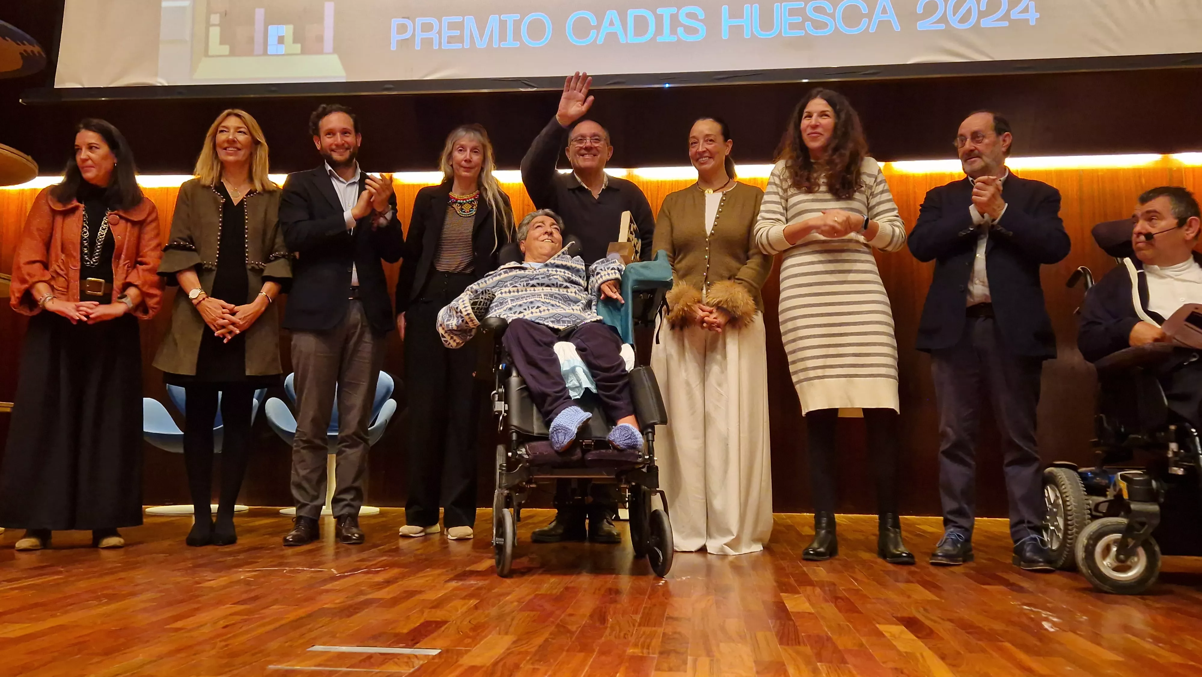 Día de las Personas con Discapacidad 2024 y Premio Cadis Huesca para Paco Ratia. Foto Myriam Martínez