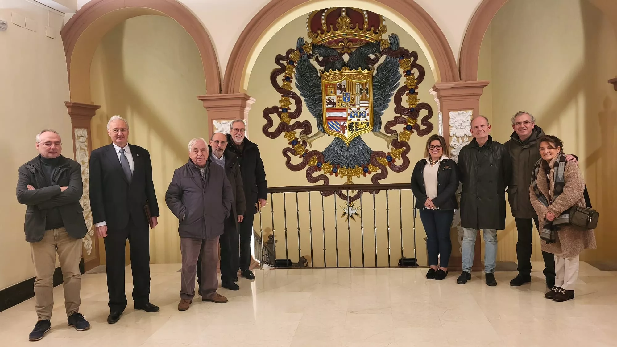 Conferencia de Guillermo Vicente sobre Diego Vincencio de Vidania en el Colegio de Santiago en Huesca