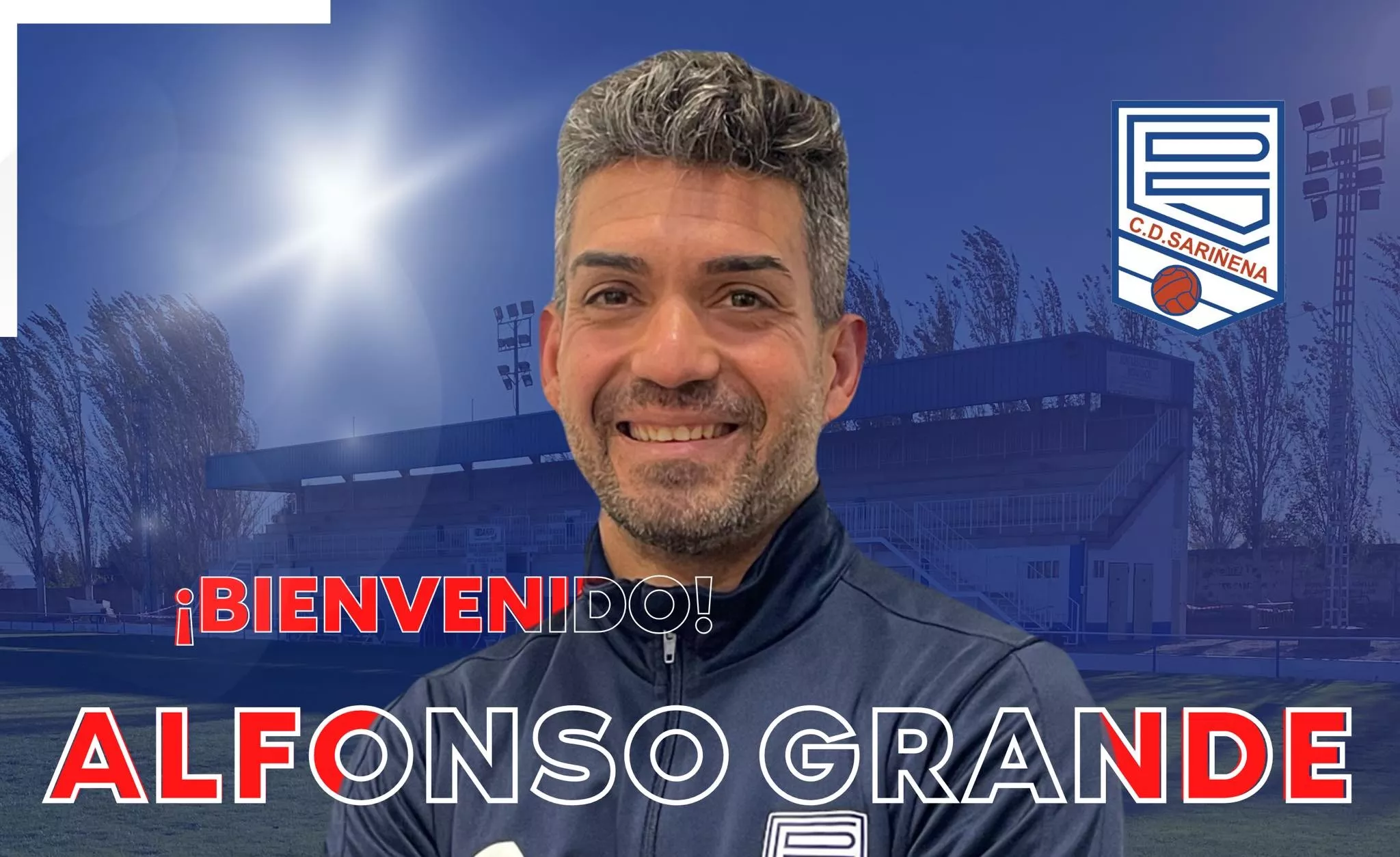 Alfonso Grande, entrenador del Sariñena.