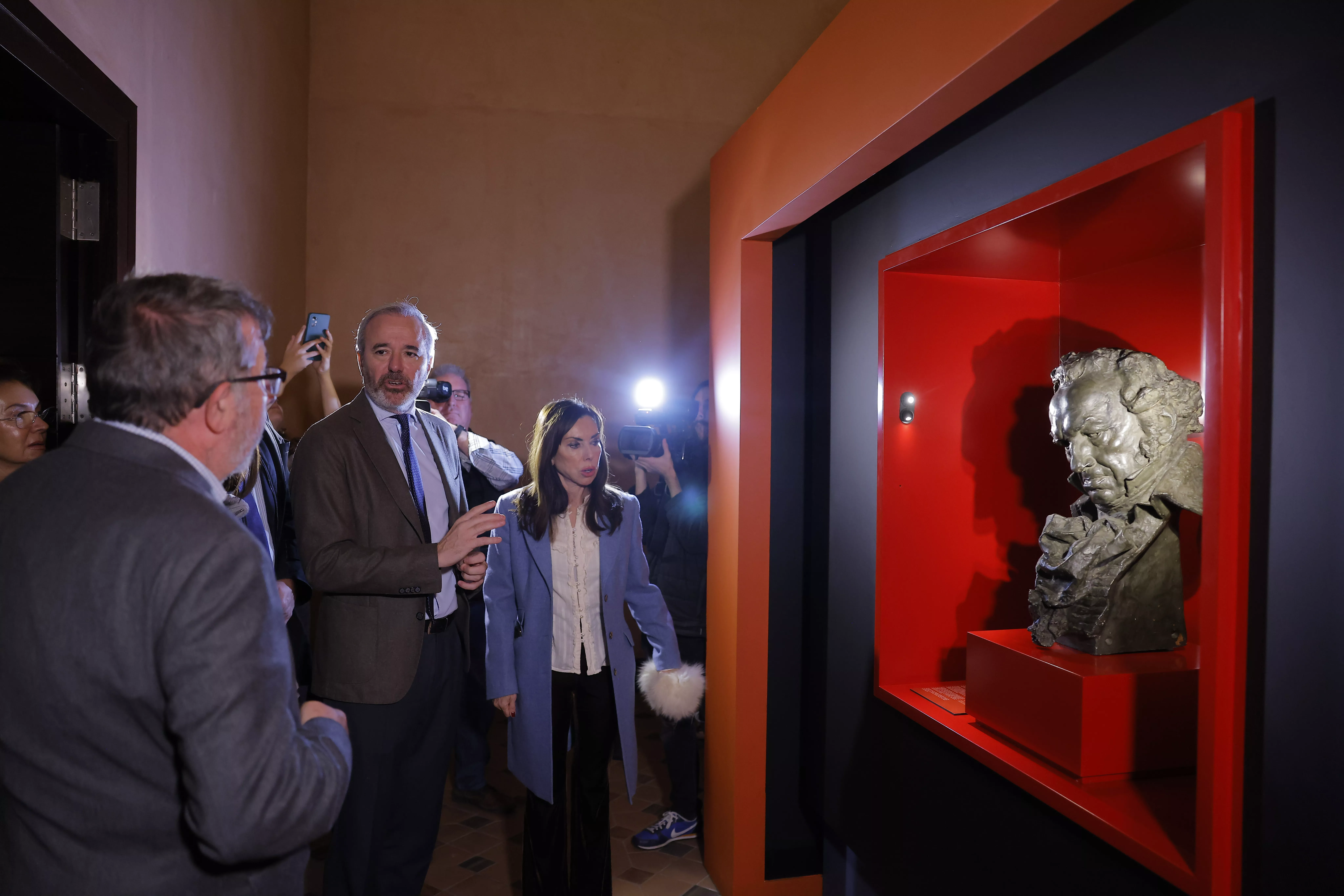 Inauguración de "Goya, del Museo al Palacio". Foto Chus Marchador