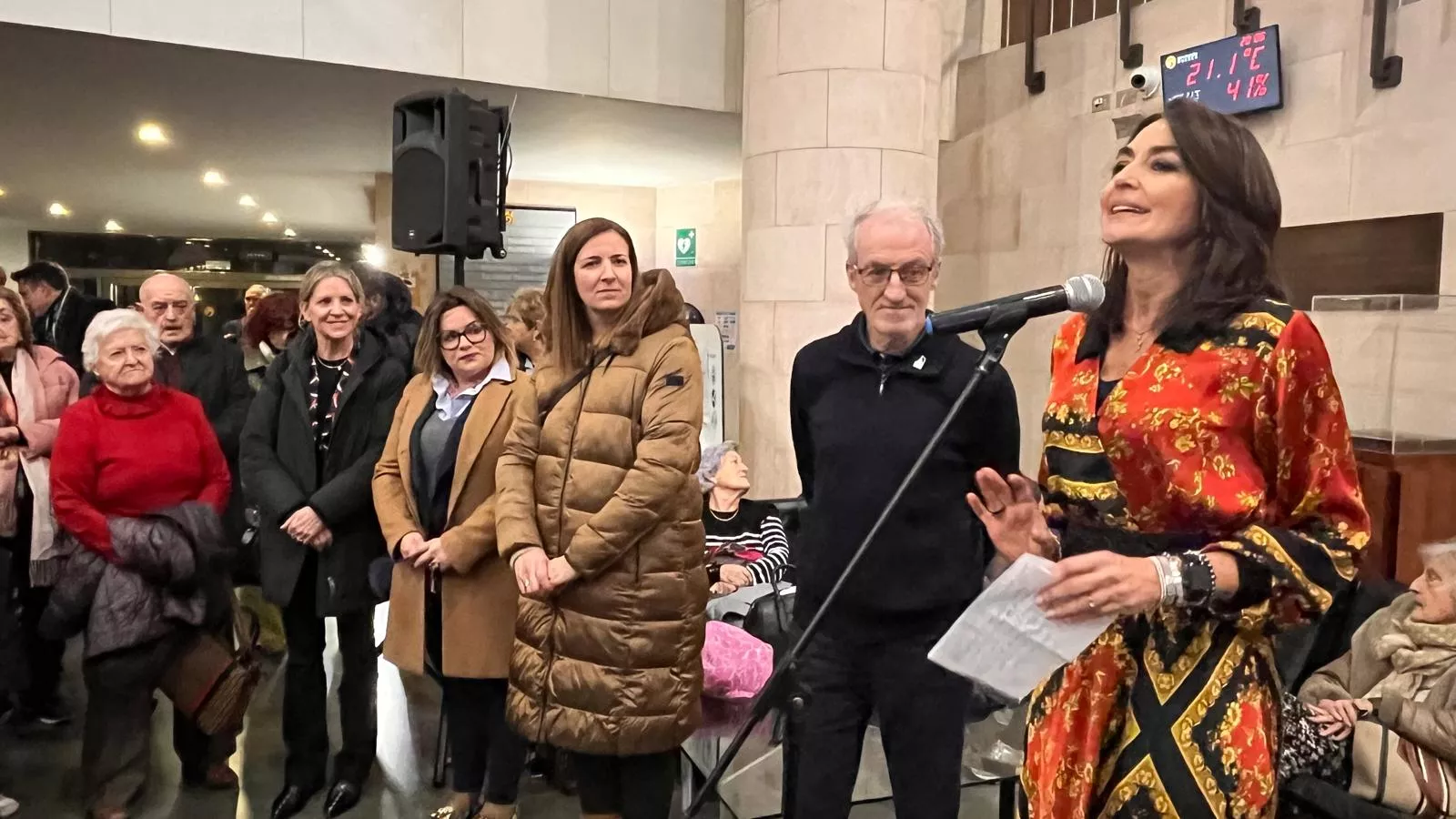 Inauguración del Nacimiento de la Asociación Belenista Oscense en la DPH. Foto Mercedes Manterola
