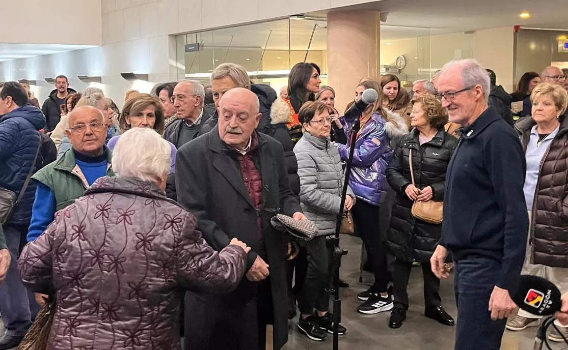 Inauguración del Nacimiento de la Asociación Belenista Oscense en la DPH. Foto Mercedes Manterola