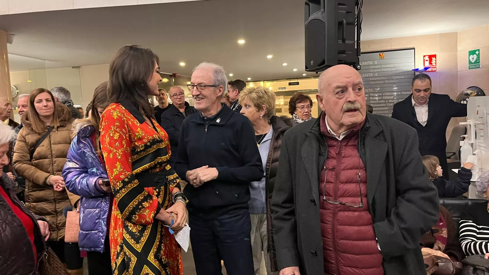Inauguración del Nacimiento de la Asociación Belenista Oscense en la DPH. Foto Mercedes Manterola