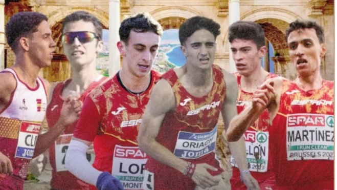 El sexteto español en Turquía para el Europeo de cross. El sexteto español en Turquía para el Europeo de cross.