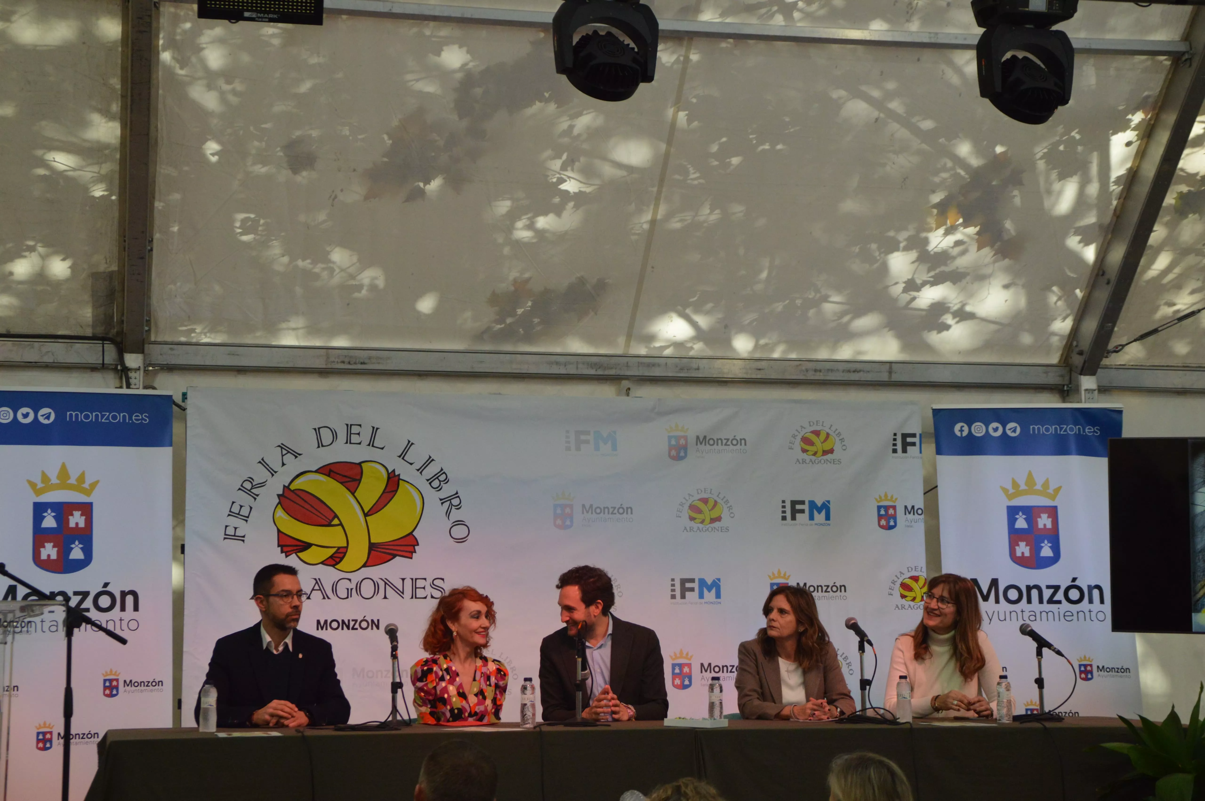 Apertura en Monzón de la Feria del Libro Aragonés 2024.