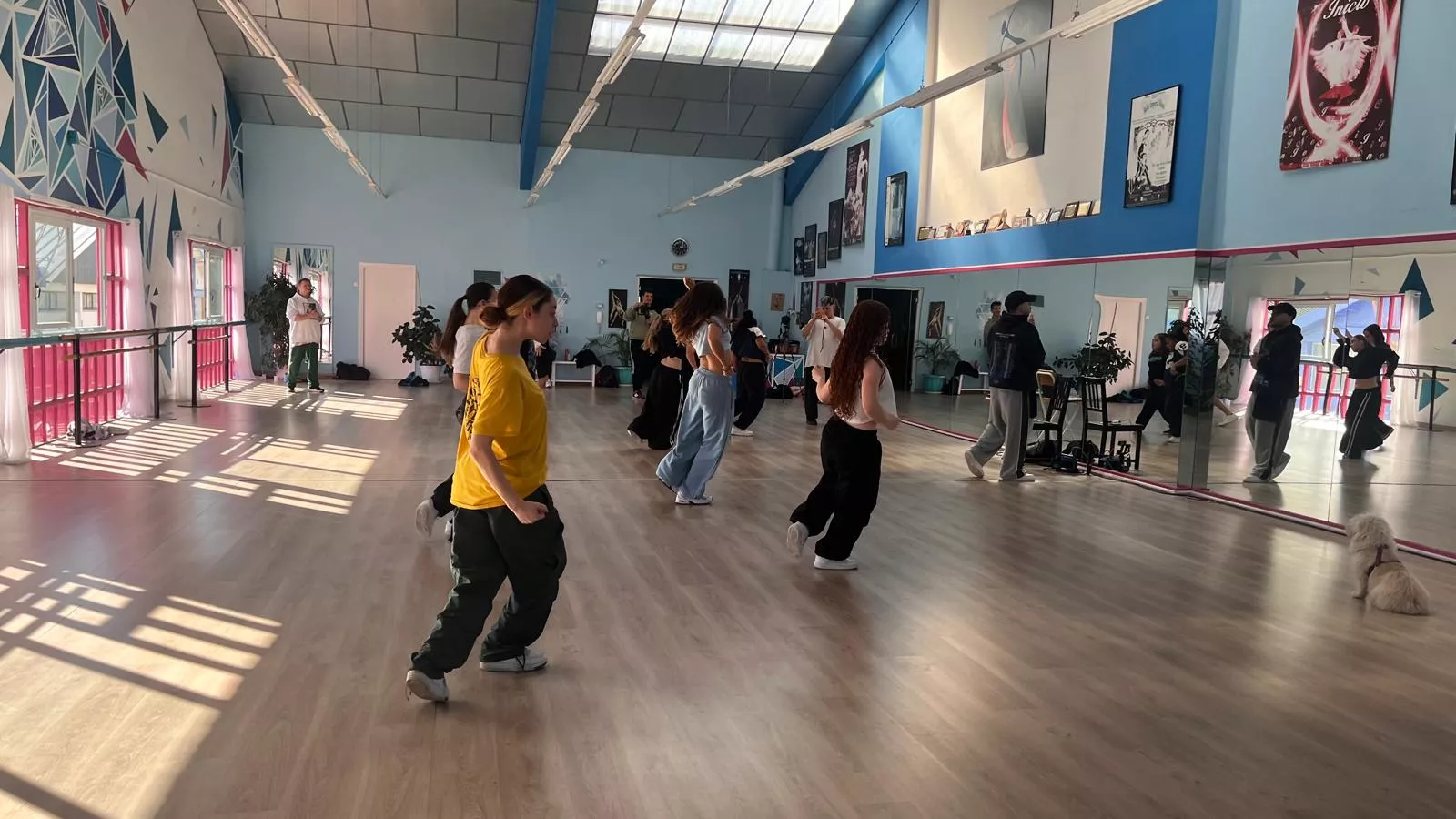 Participantes en el tercer Cupra Dance Camp en Espacio Danza de Huesca. Foto Mercedes Manterola
