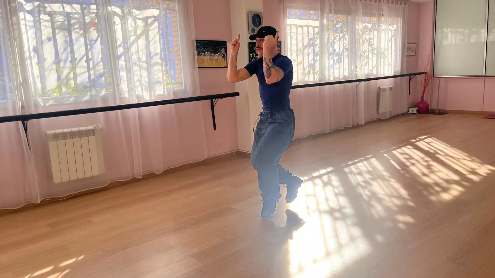 Participantes en el tercer Cupra Dance Camp en Espacio Danza de Huesca. Foto Mercedes Manterola