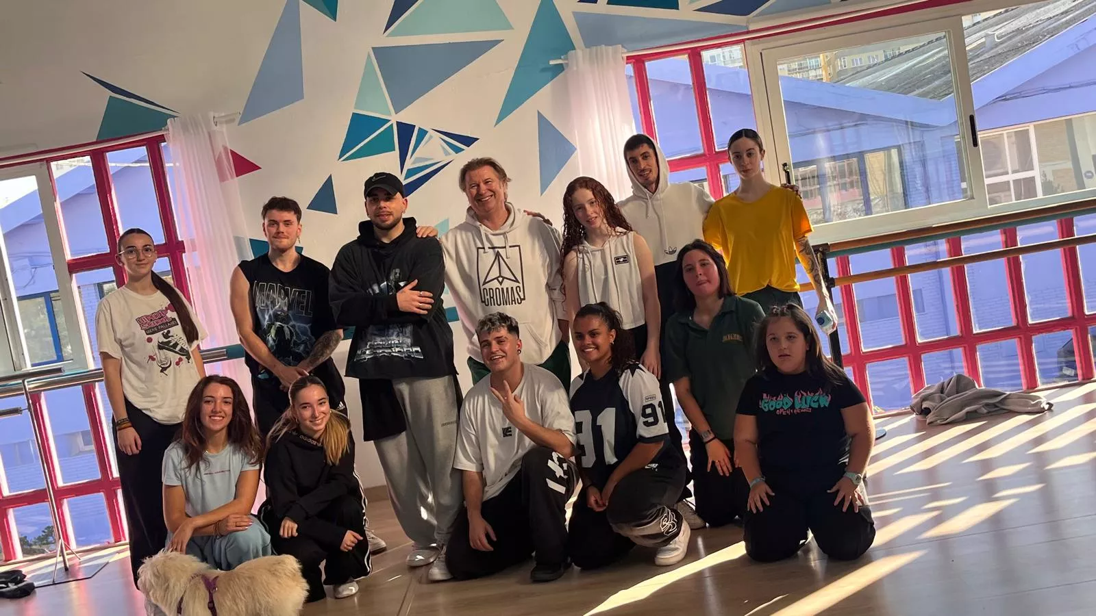 Participantes en el tercer Cupra Dance Camp en Espacio Danza de Huesca. Foto Mercedes Manterola