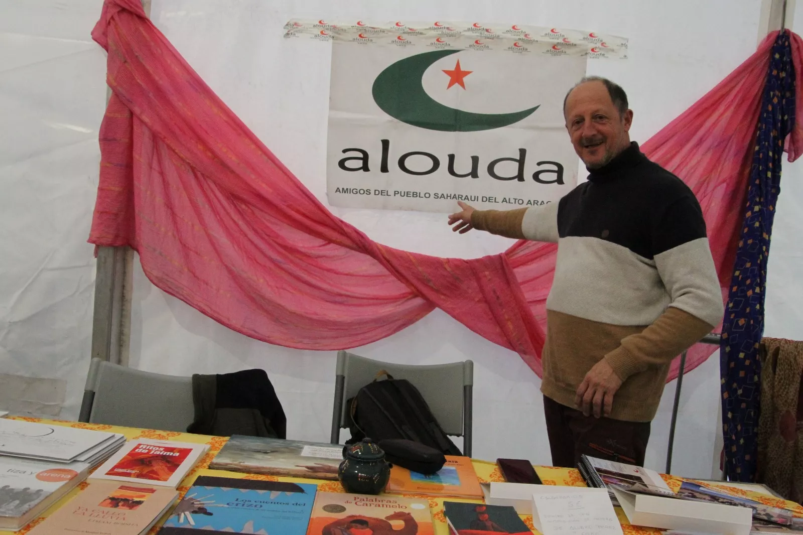 Apertura en Monzón de la Feria del Libro Aragonés 2024. Foto Carlos Neofato